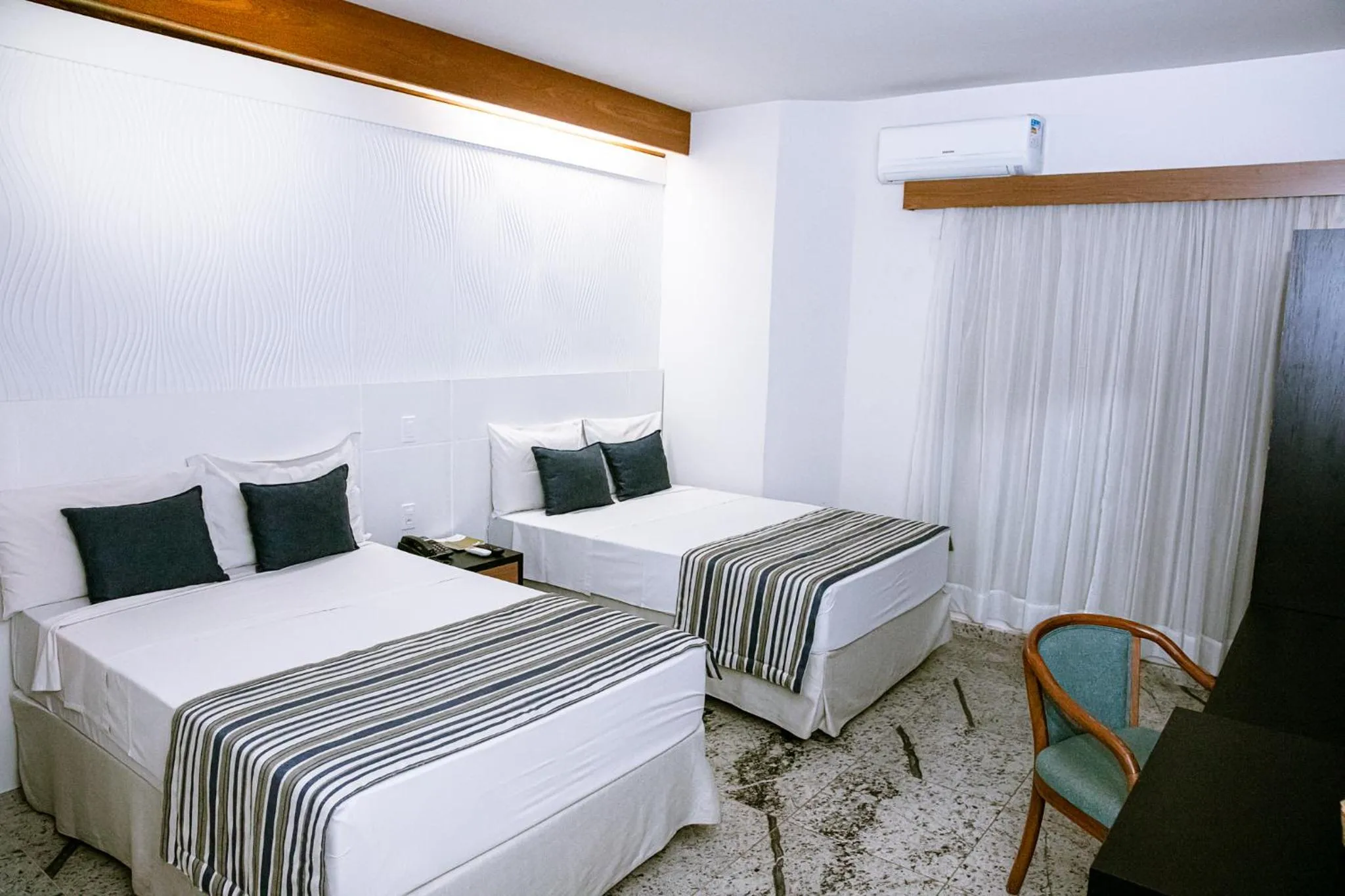 Bed in Fênix Hotel Varginha