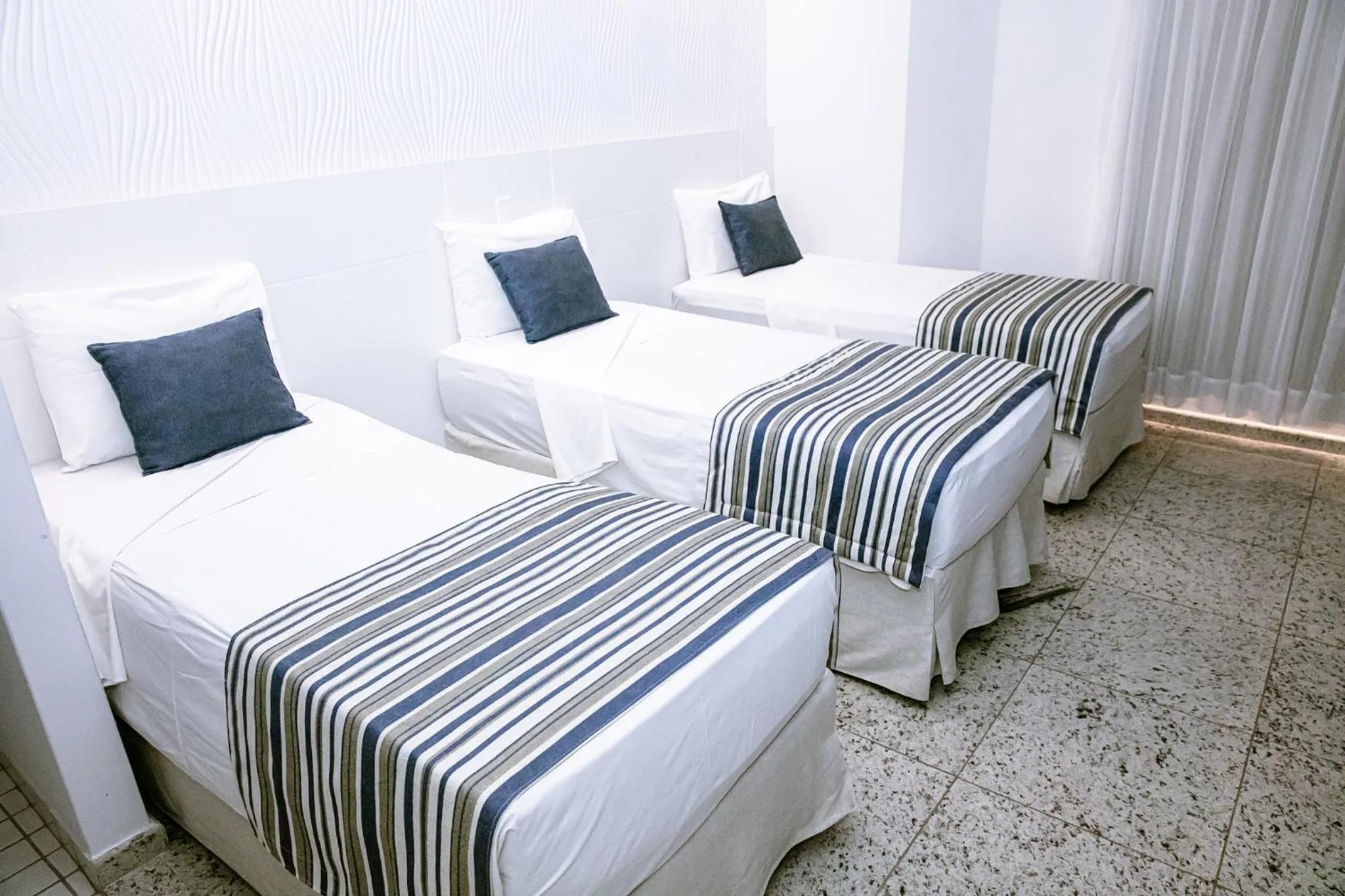 Bed in Fênix Hotel Varginha