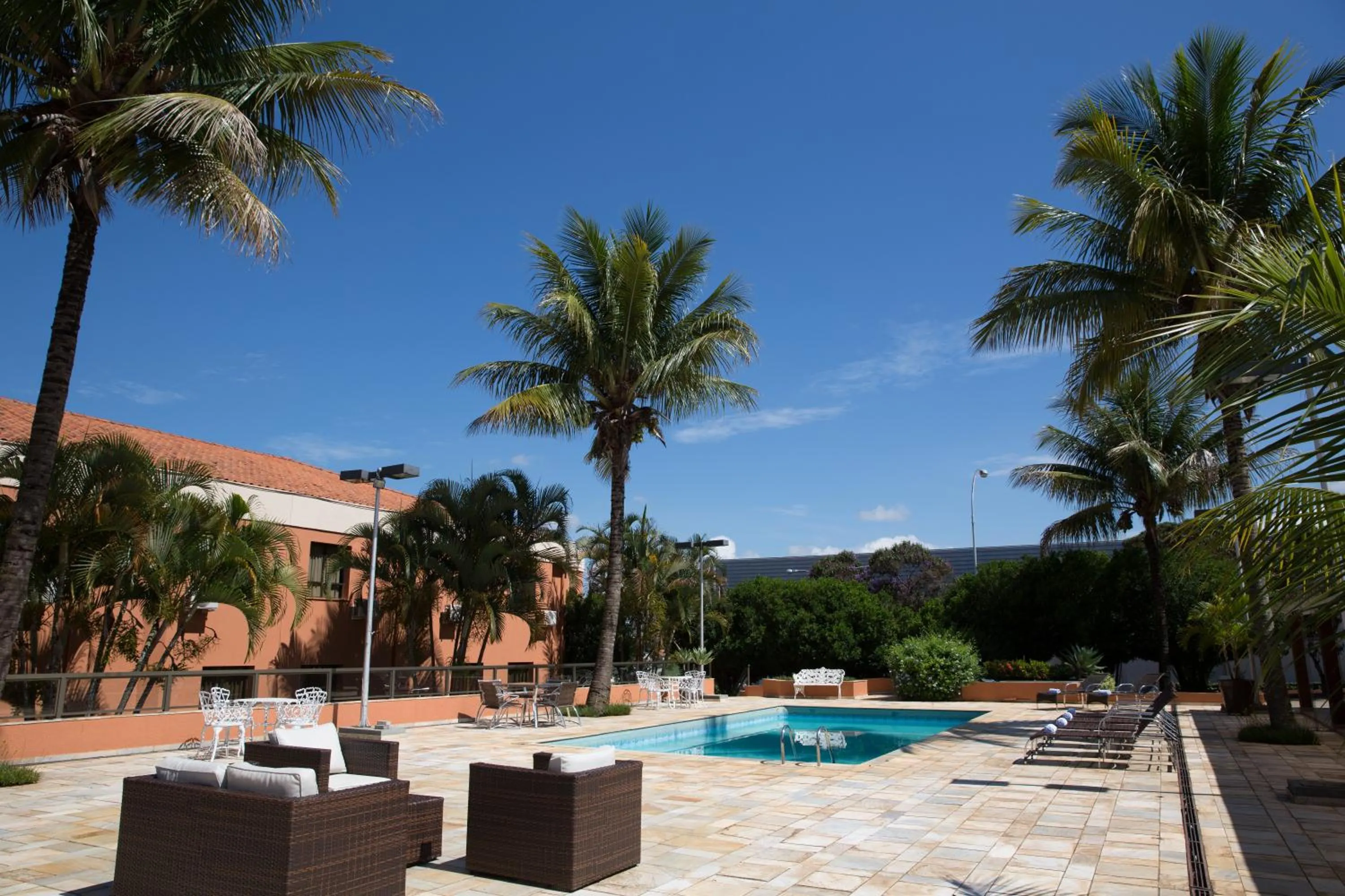 Pool view in Fênix Hotel Varginha