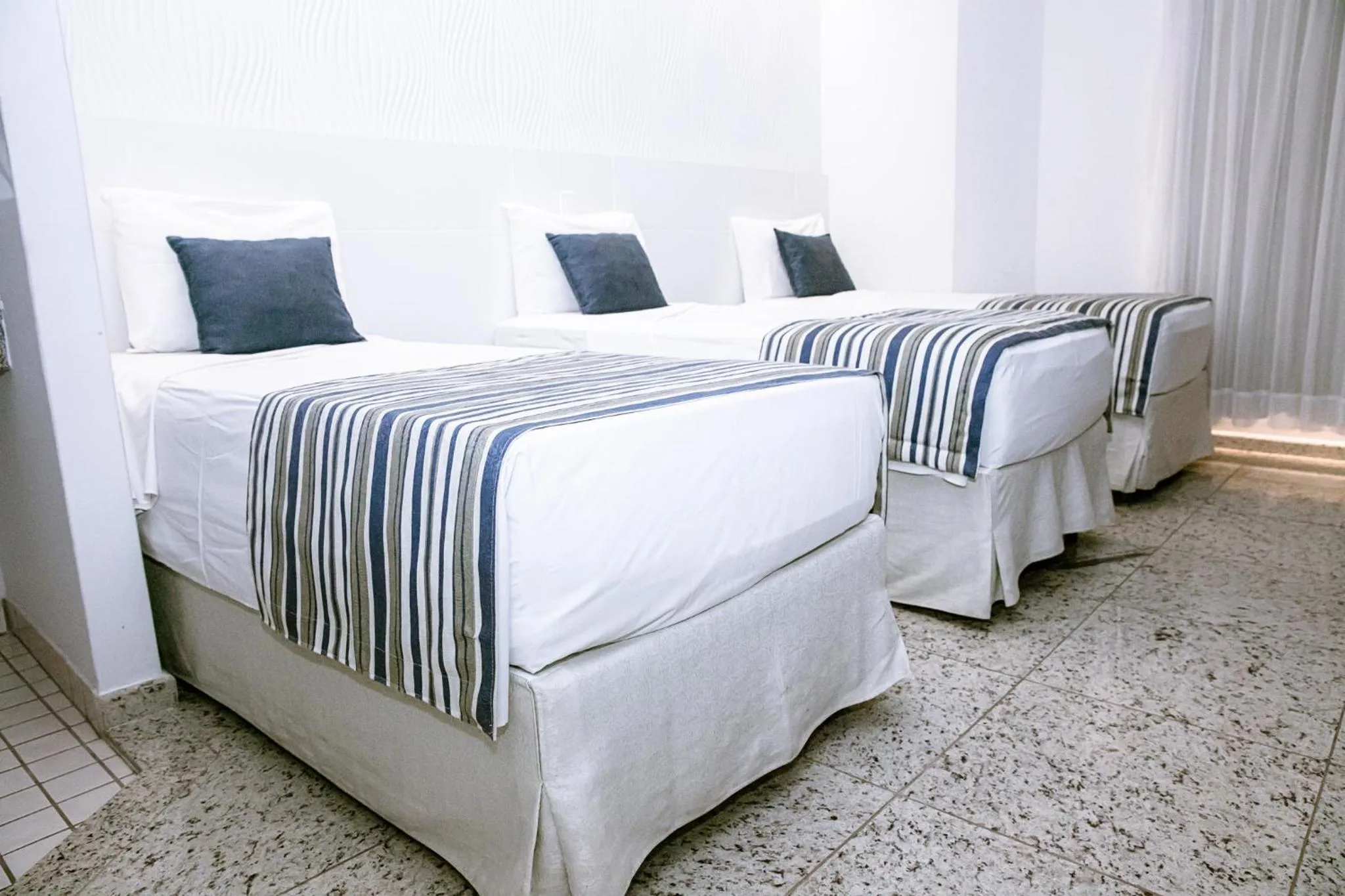 Bed in Fênix Hotel Varginha