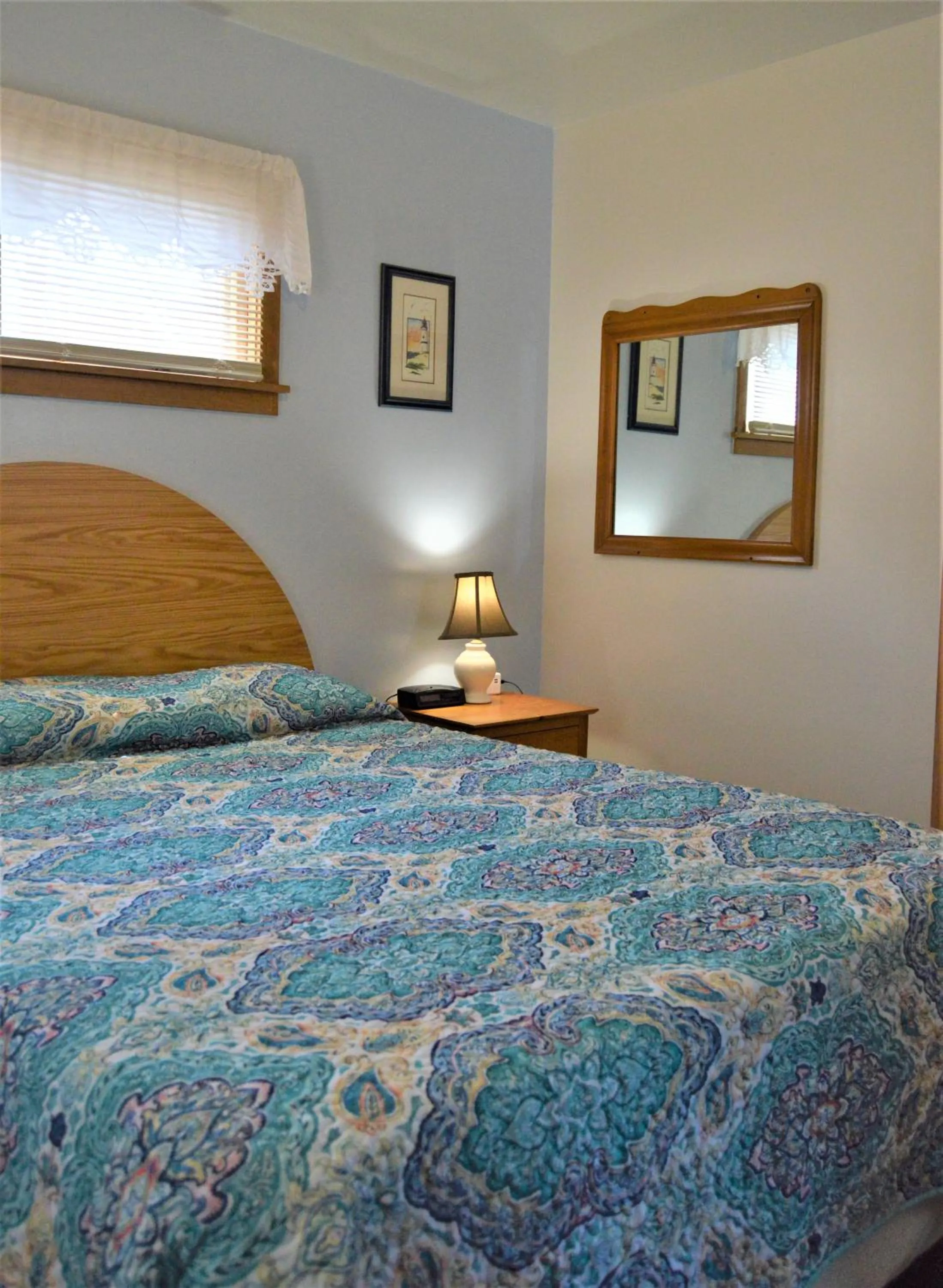 Bed in Baileys Sunset Cottages