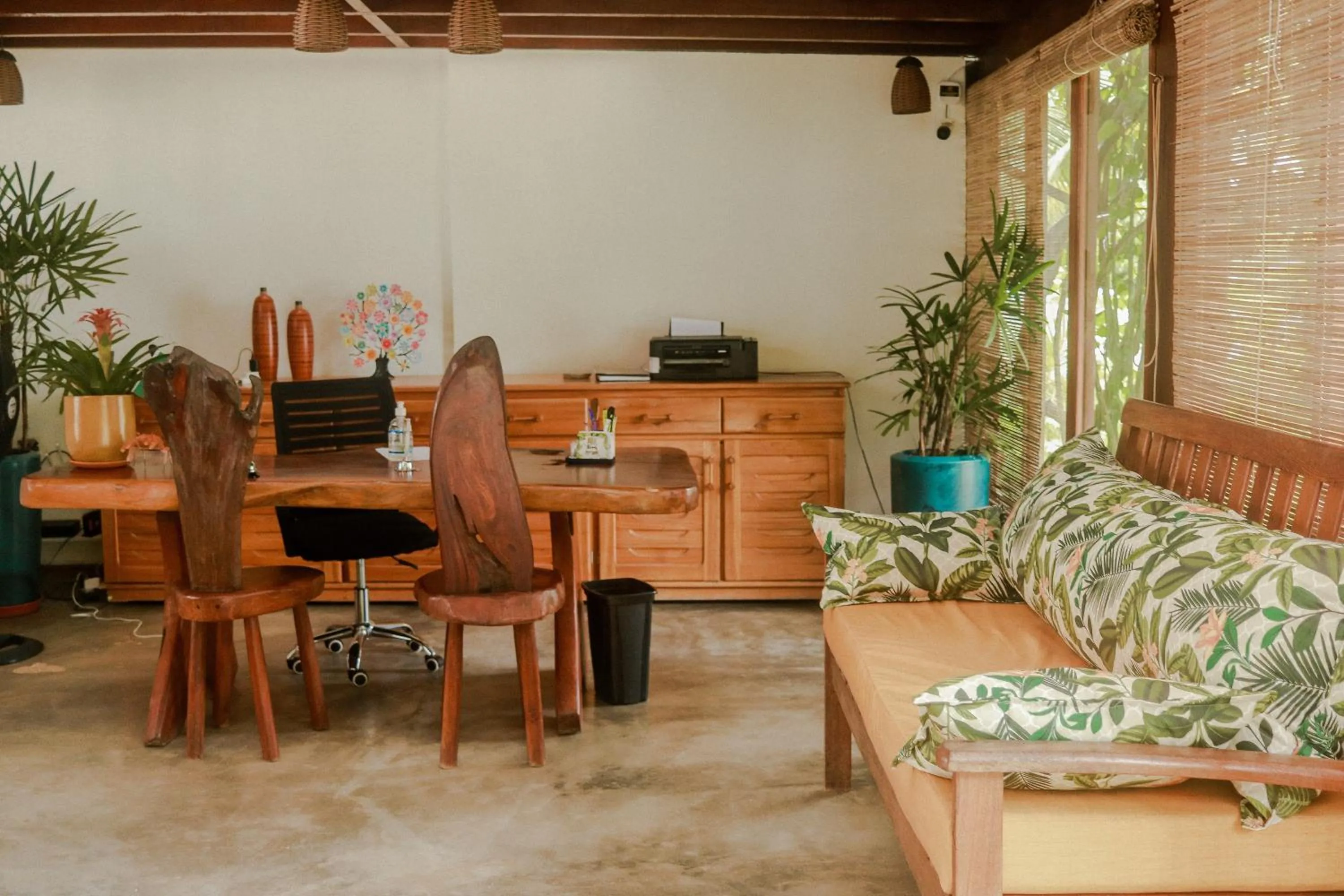 Lobby or reception in Pousada Maria Farinha
