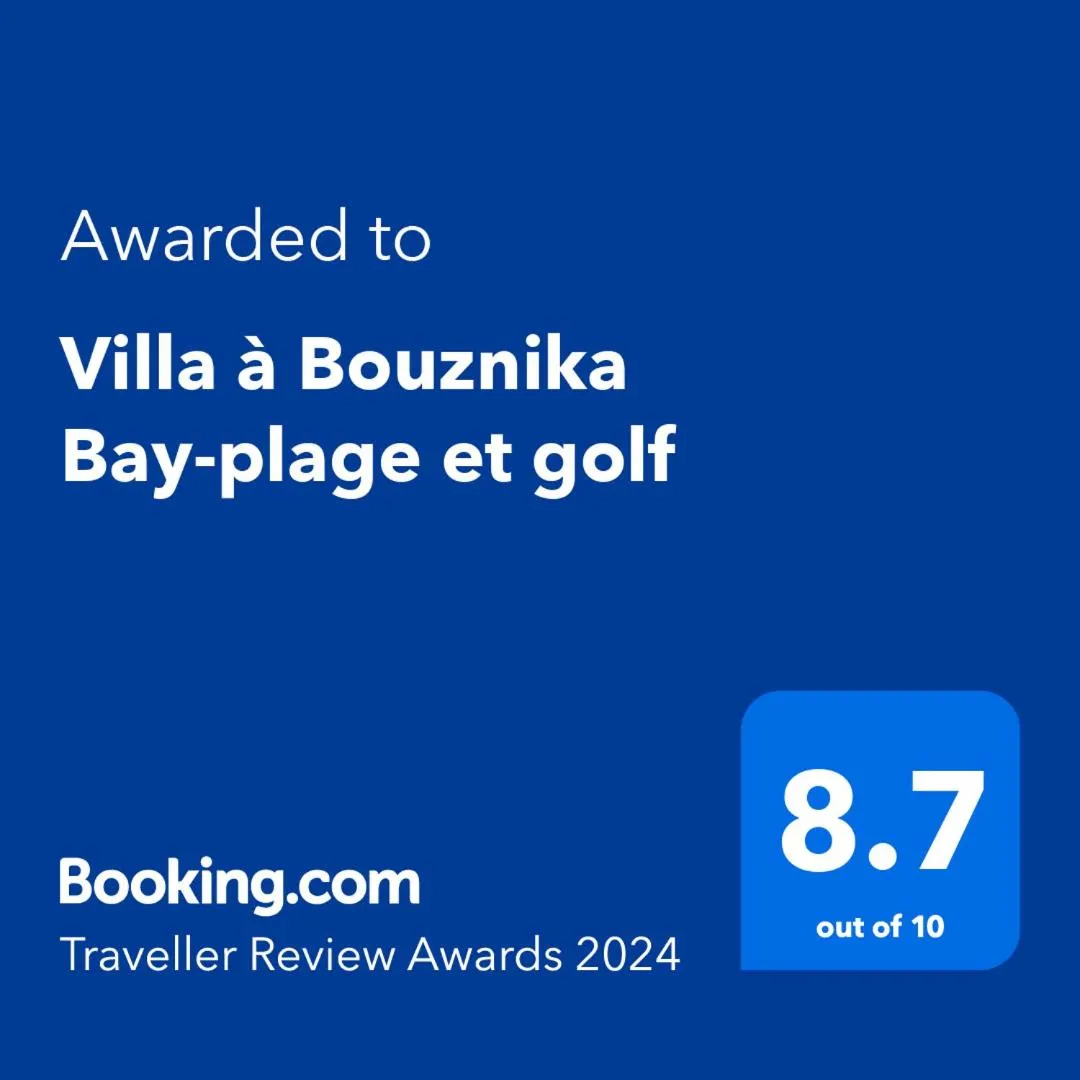 Villa à Bouznika Bay-plage et golf