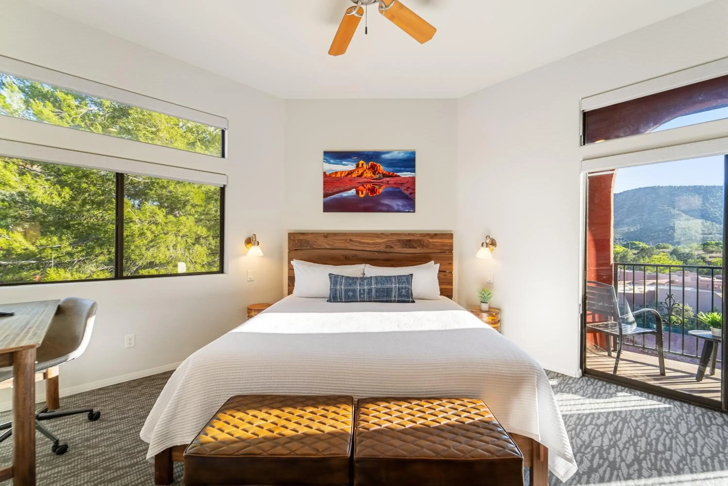 Bedroom, Bed in Las Posadas of Sedona Bedroom, Bed in Las Posadas of Sedona