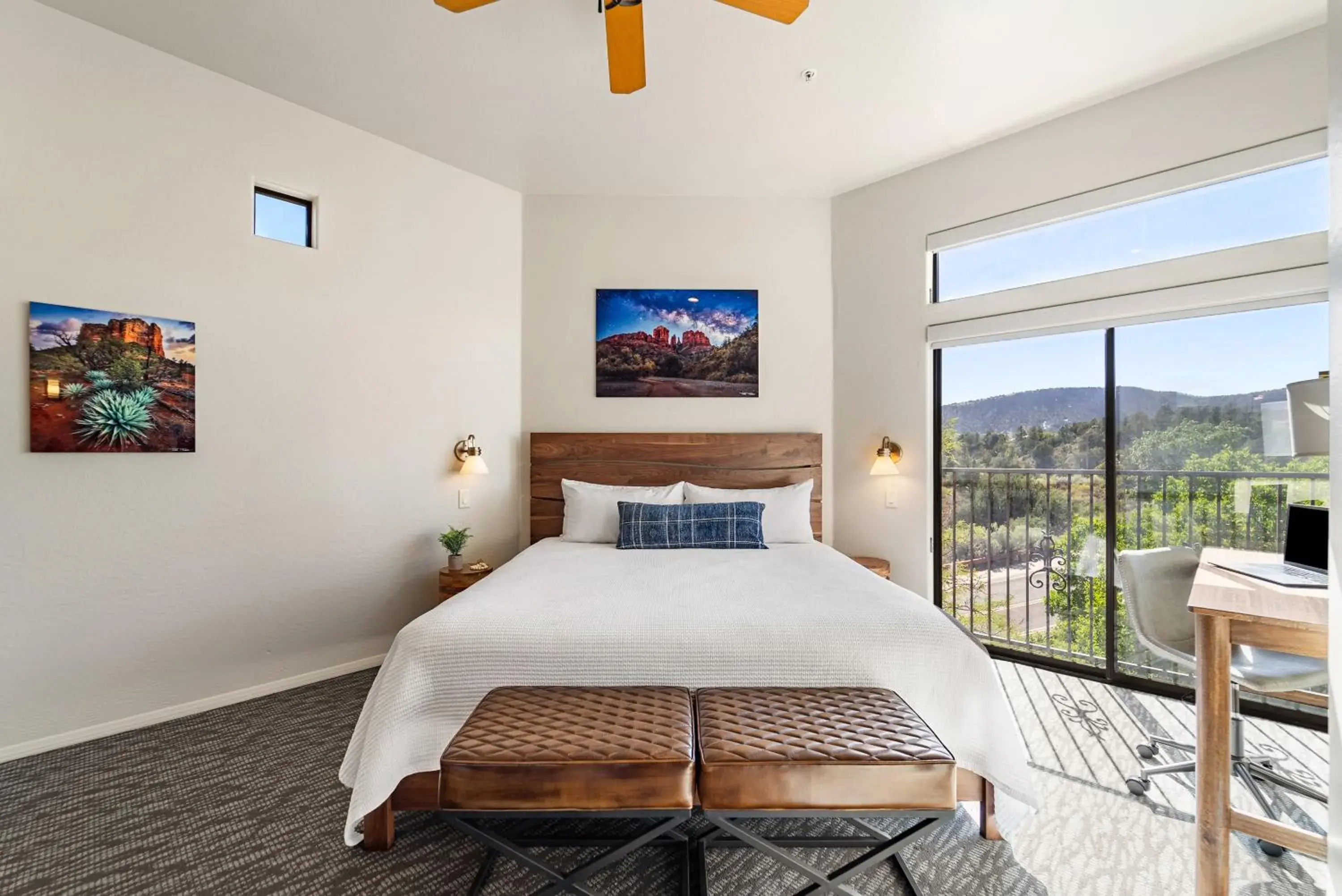 Bedroom, Bed in Las Posadas of Sedona Bedroom, Bed in Las Posadas of Sedona