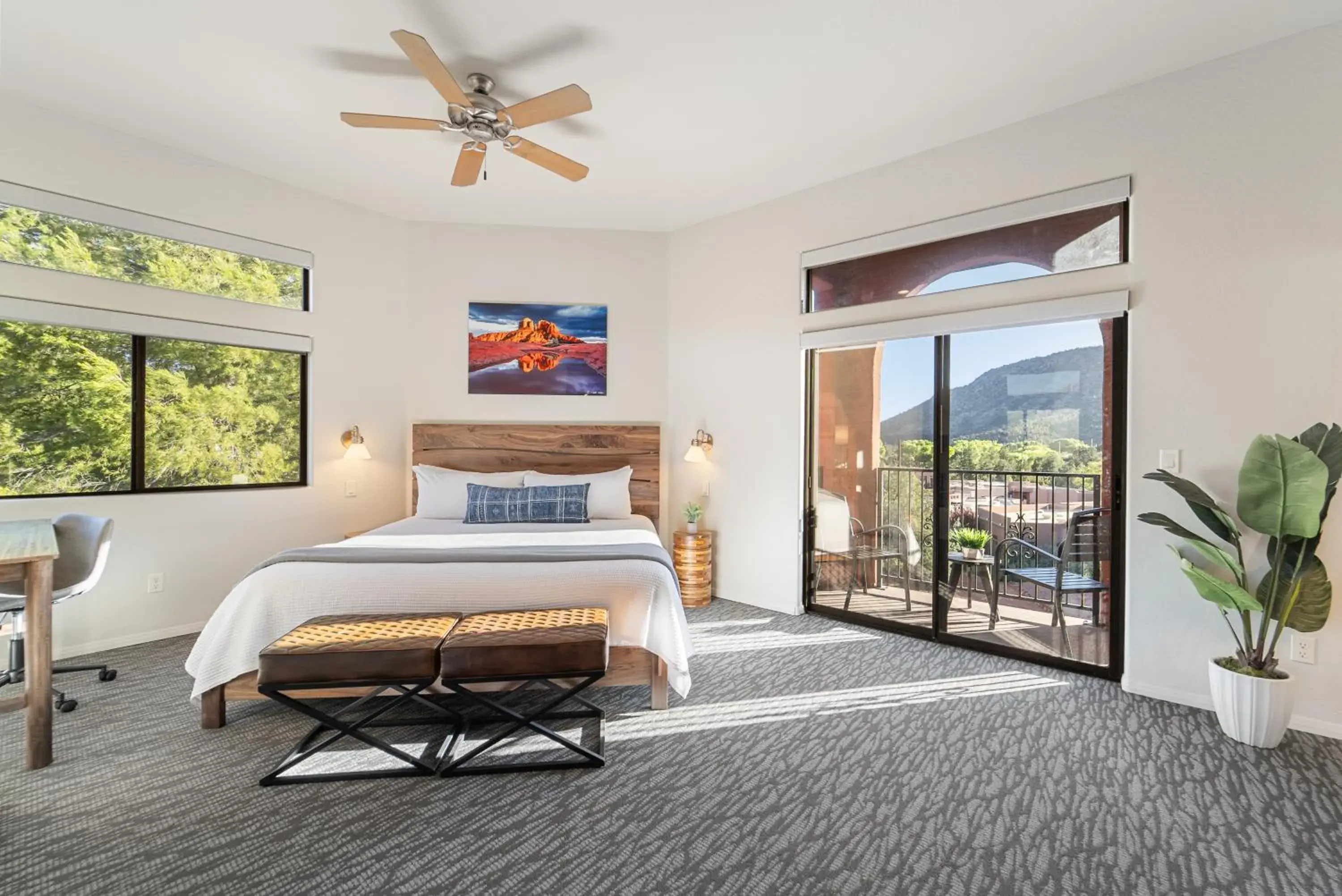 Bedroom, Bed in Las Posadas of Sedona Bedroom, Bed in Las Posadas of Sedona