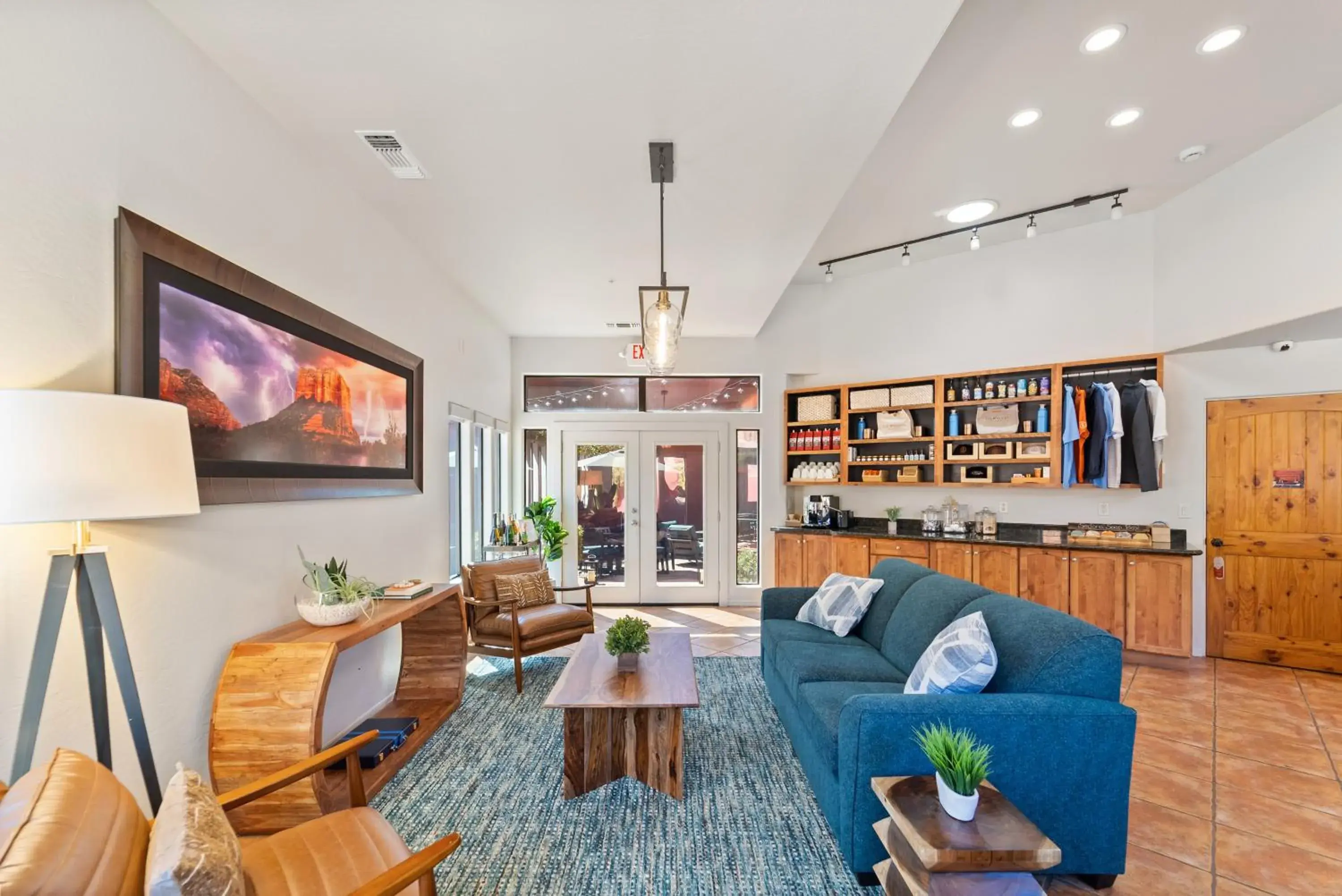 Lobby or reception in Las Posadas of Sedona Lobby or reception in Las Posadas of Sedona