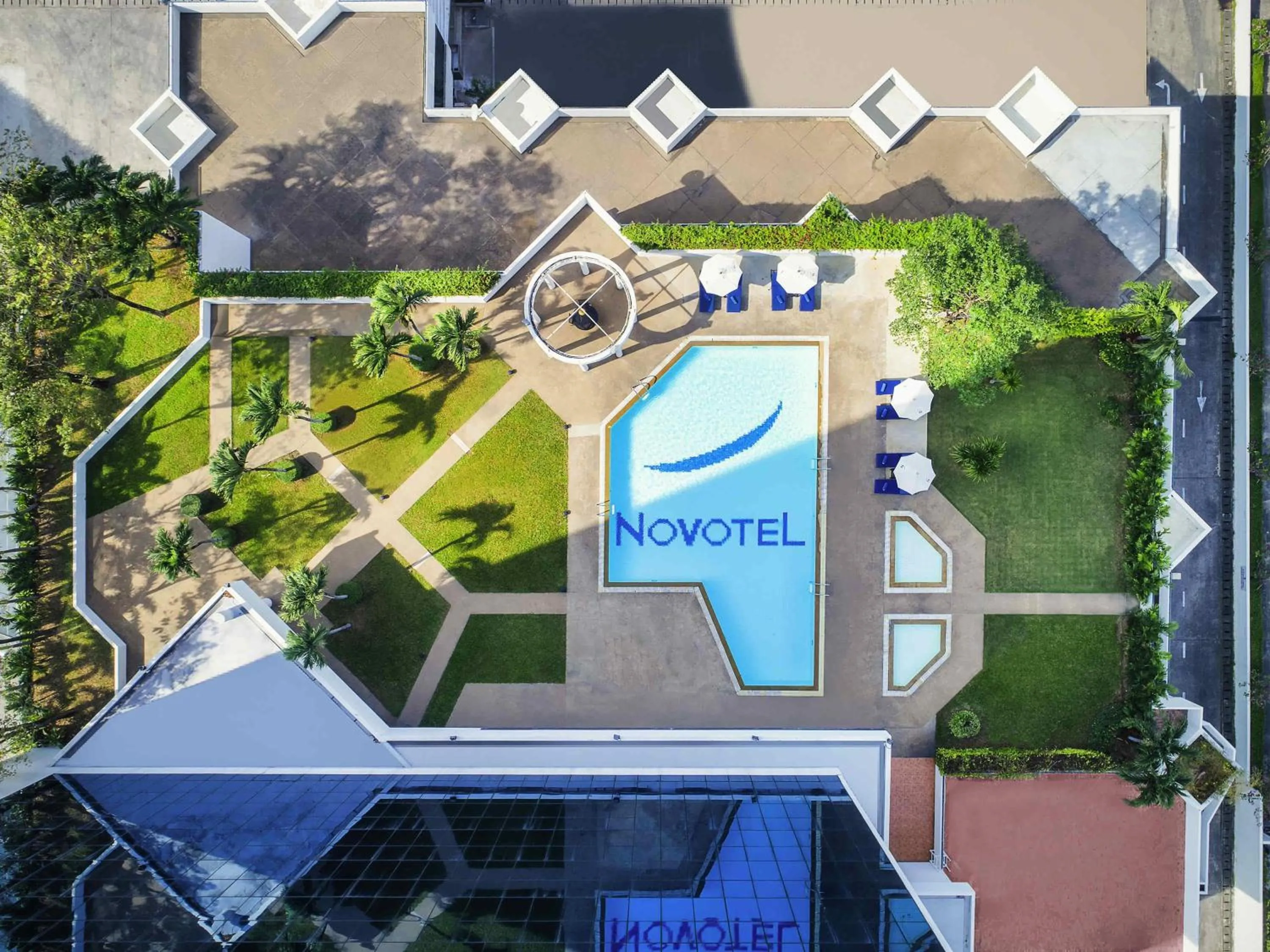 Pool view in Novotel Bangkok Bangna