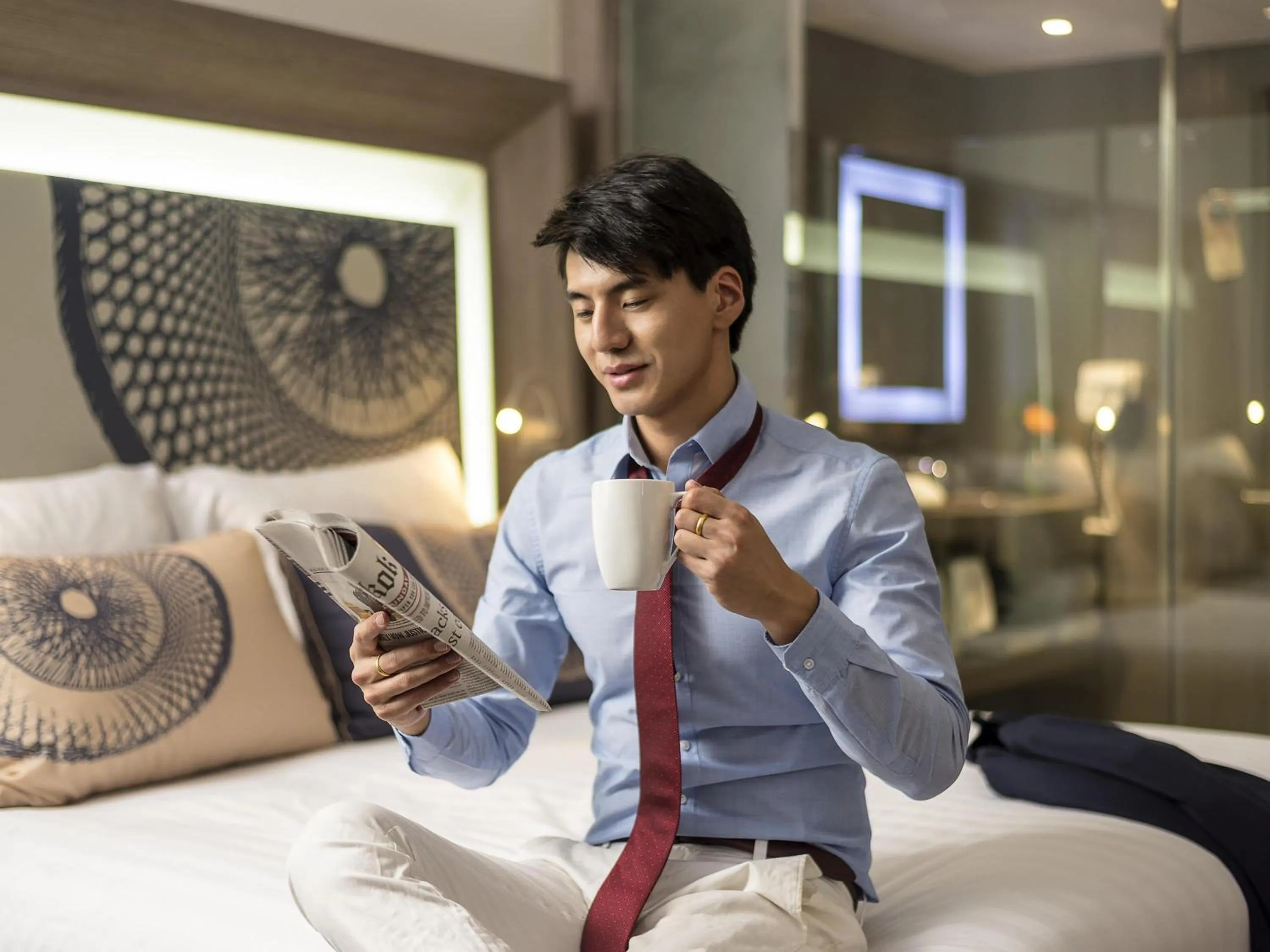 Bedroom in Novotel Bangkok Bangna