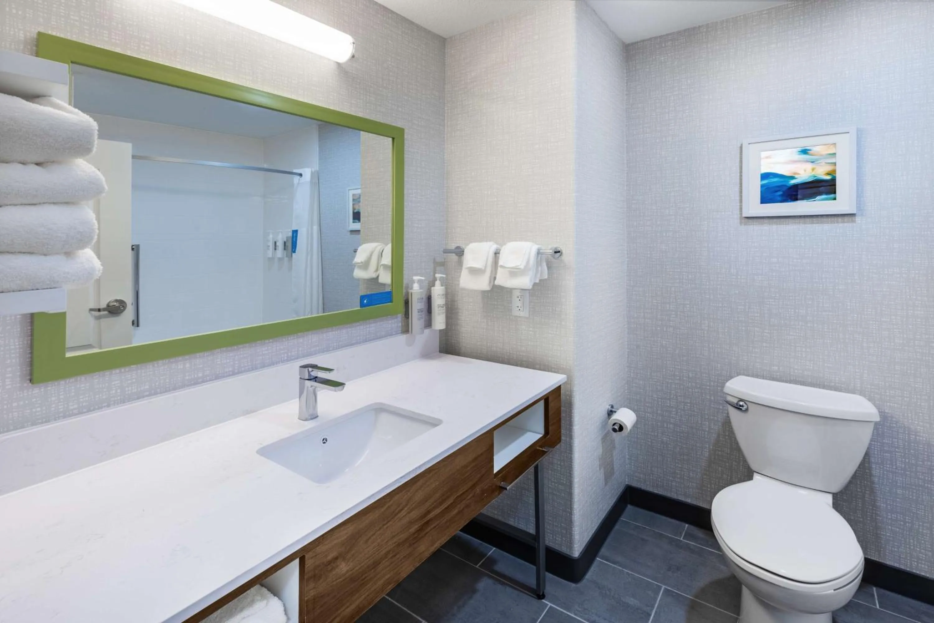 Bathroom in Hampton Inn & Suites Dallas I-30 Cockrell Hill, Tx