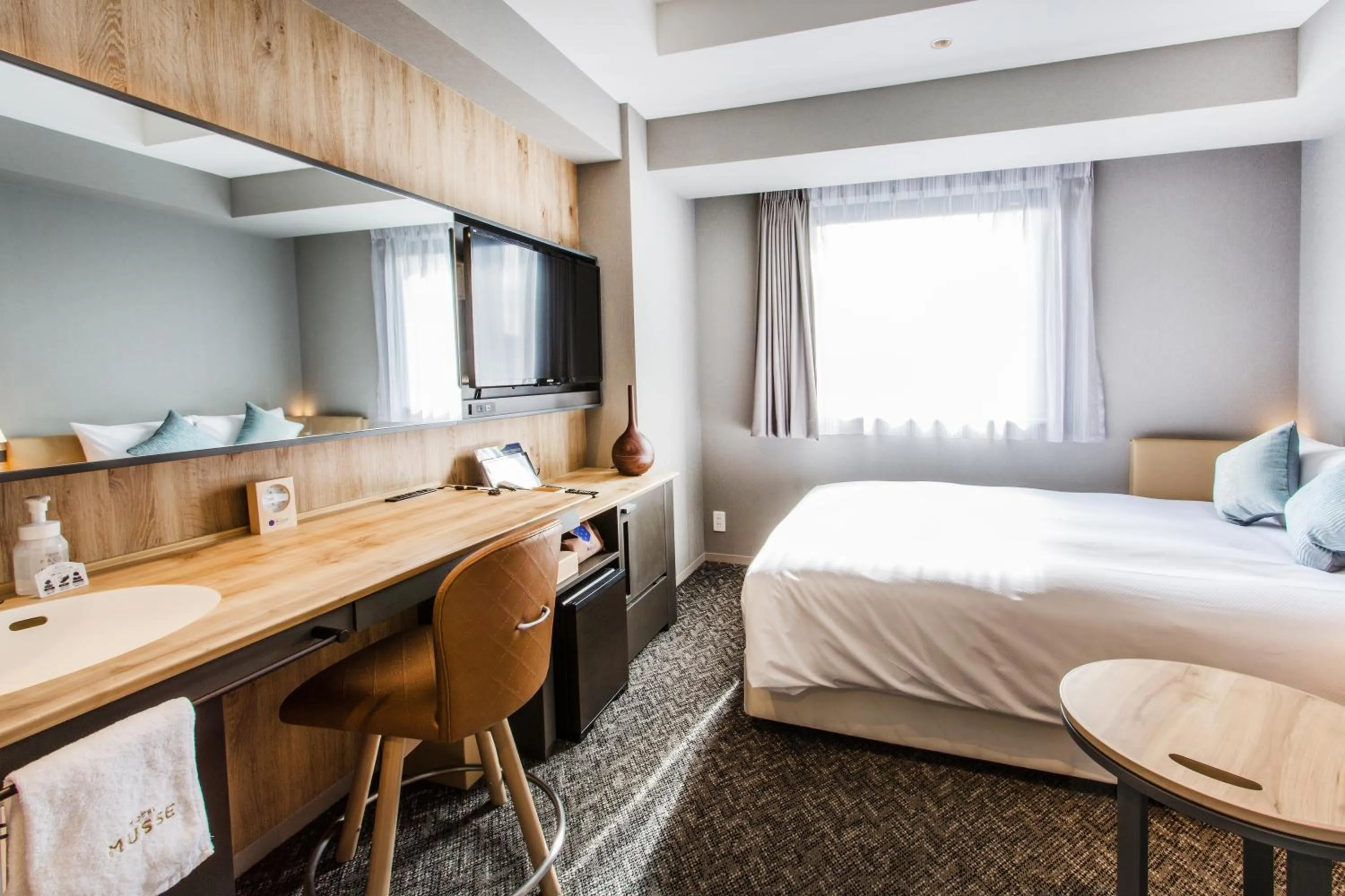 Photo of the whole room, Bed in Hotel Musse Ginza Meitetsu