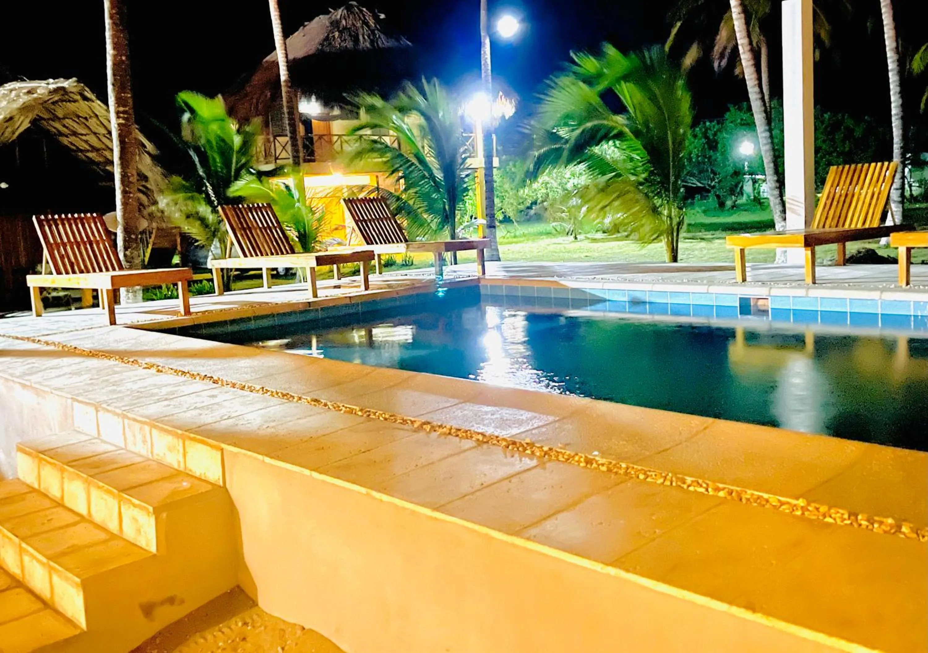 Swimming pool in Ecohotel Kocoluu