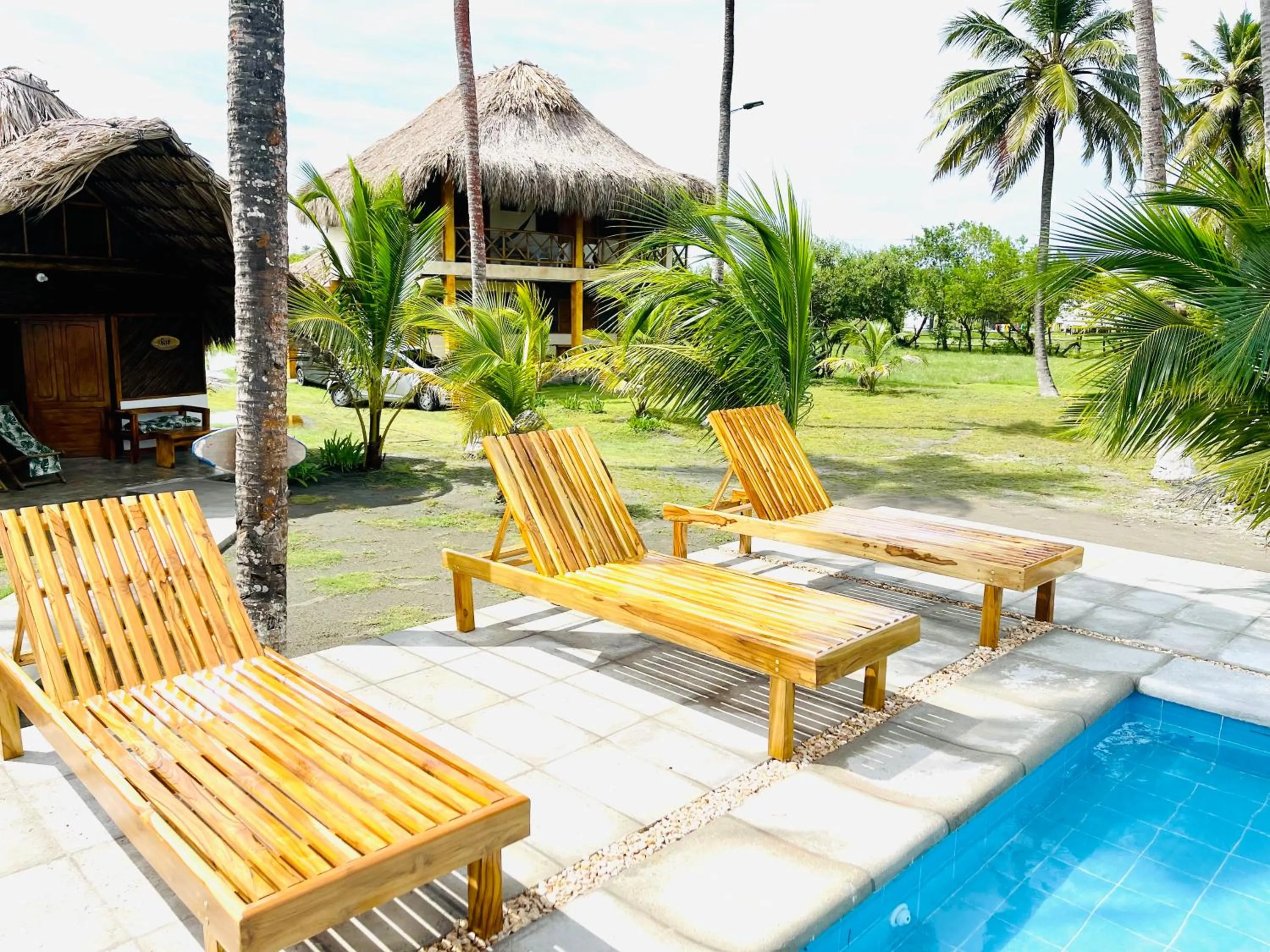 Swimming pool in Ecohotel Kocoluu