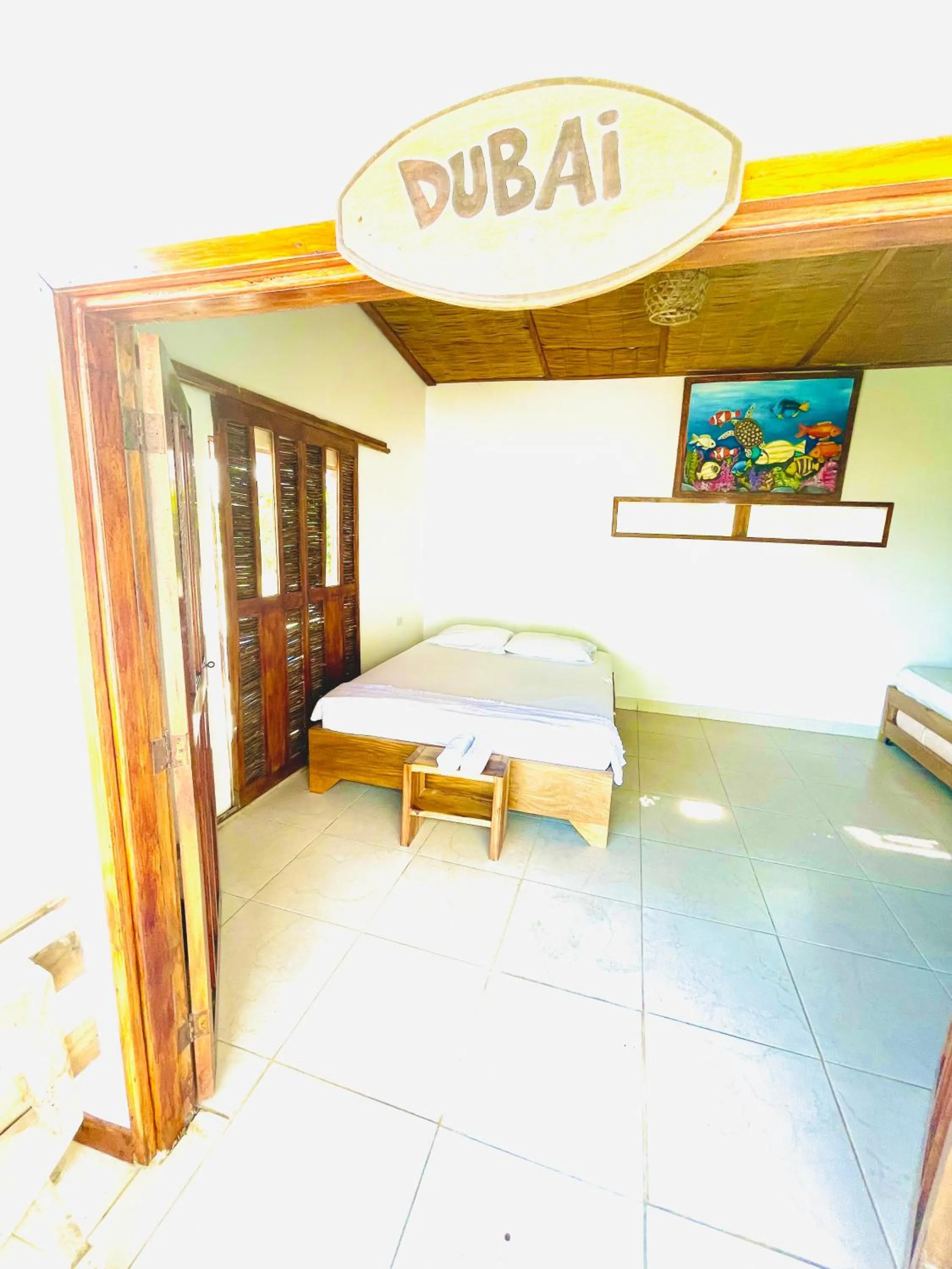 Bed in Ecohotel Kocoluu