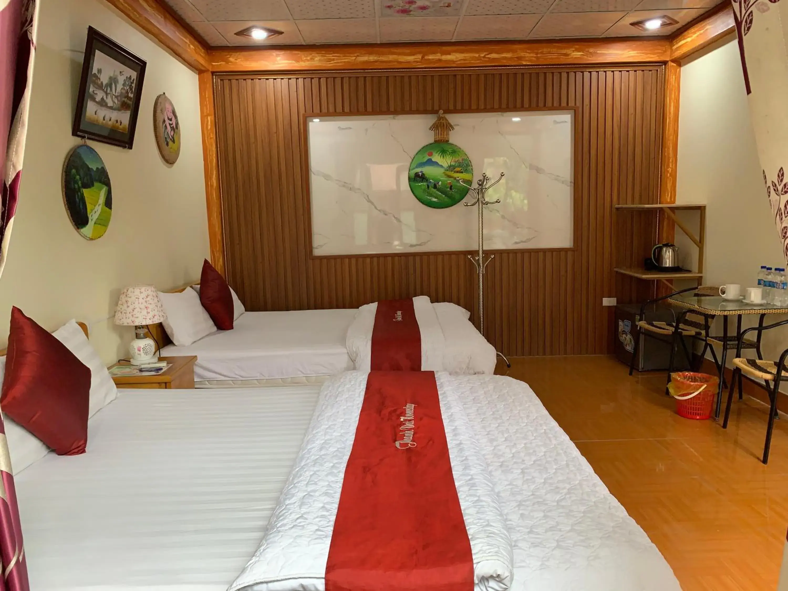 Deluxe Double or Twin Room with Garden View in Tam Coc Thanh Dat Homestay Deluxe Double or Twin Room with Garden View in Tam Coc Thanh Dat Homestay