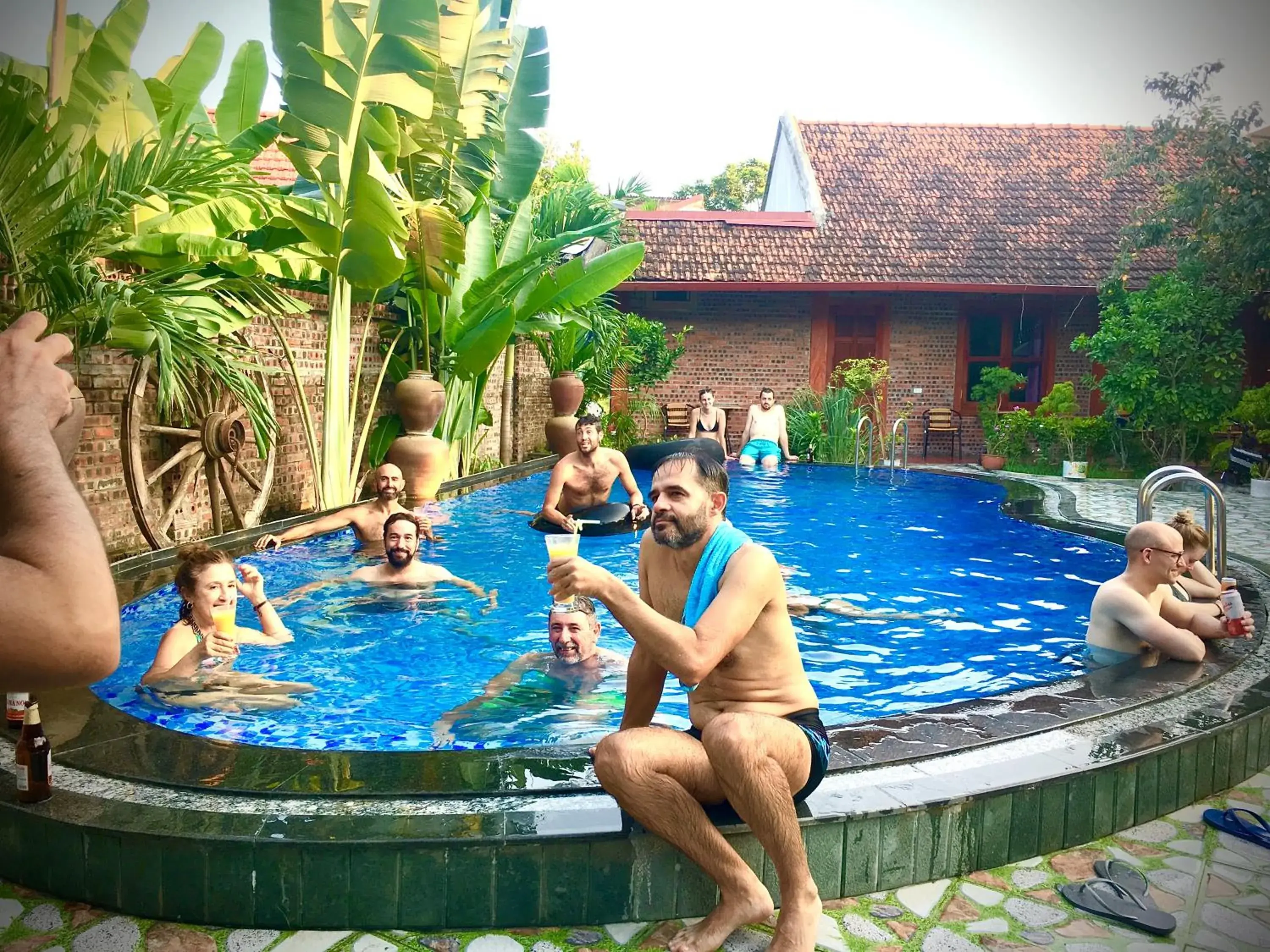 Swimming pool in Tam Coc Thanh Dat Homestay Swimming pool in Tam Coc Thanh Dat Homestay