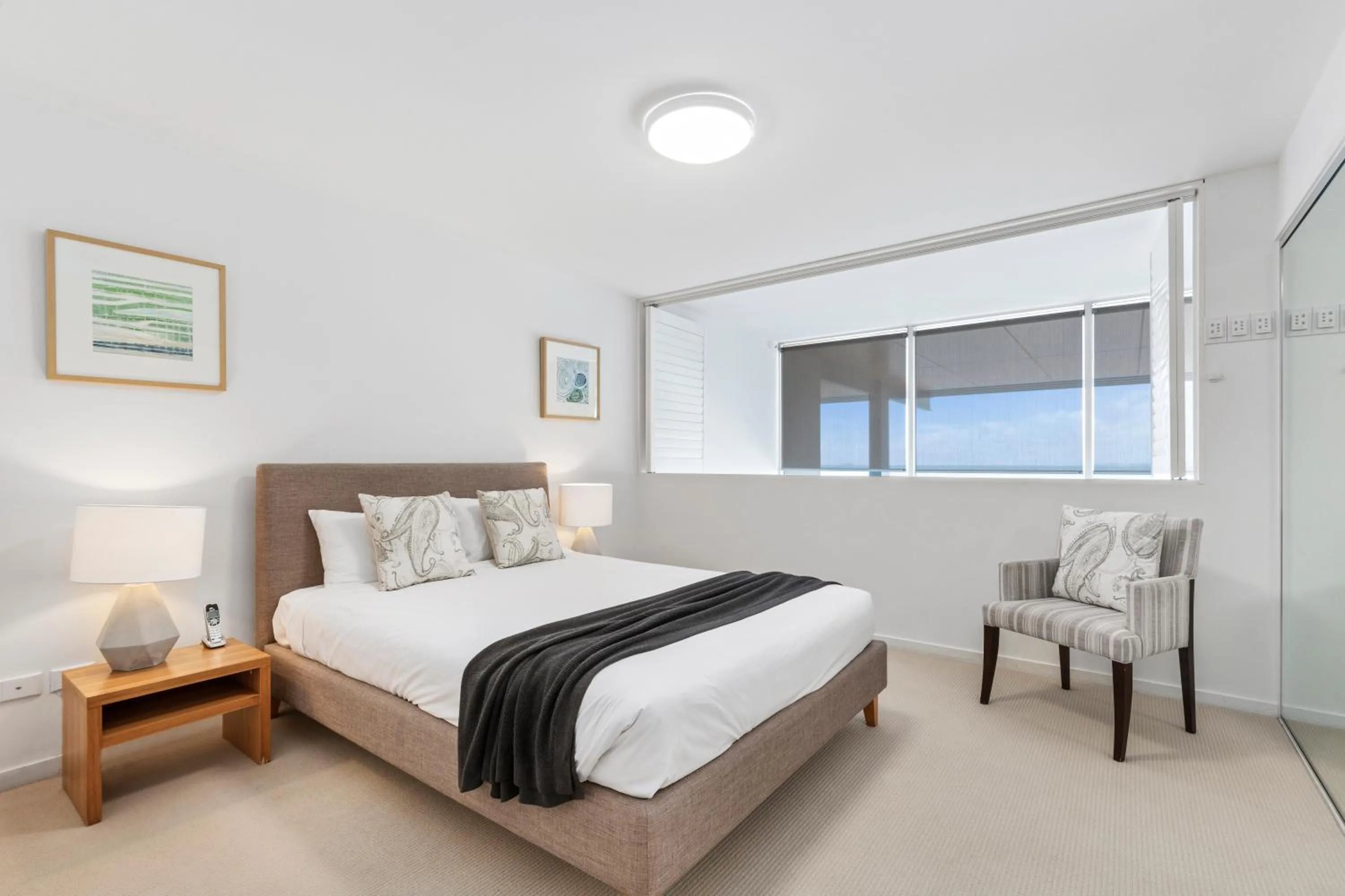 Bedroom, Bed in Echelon Apartments Yeppoon