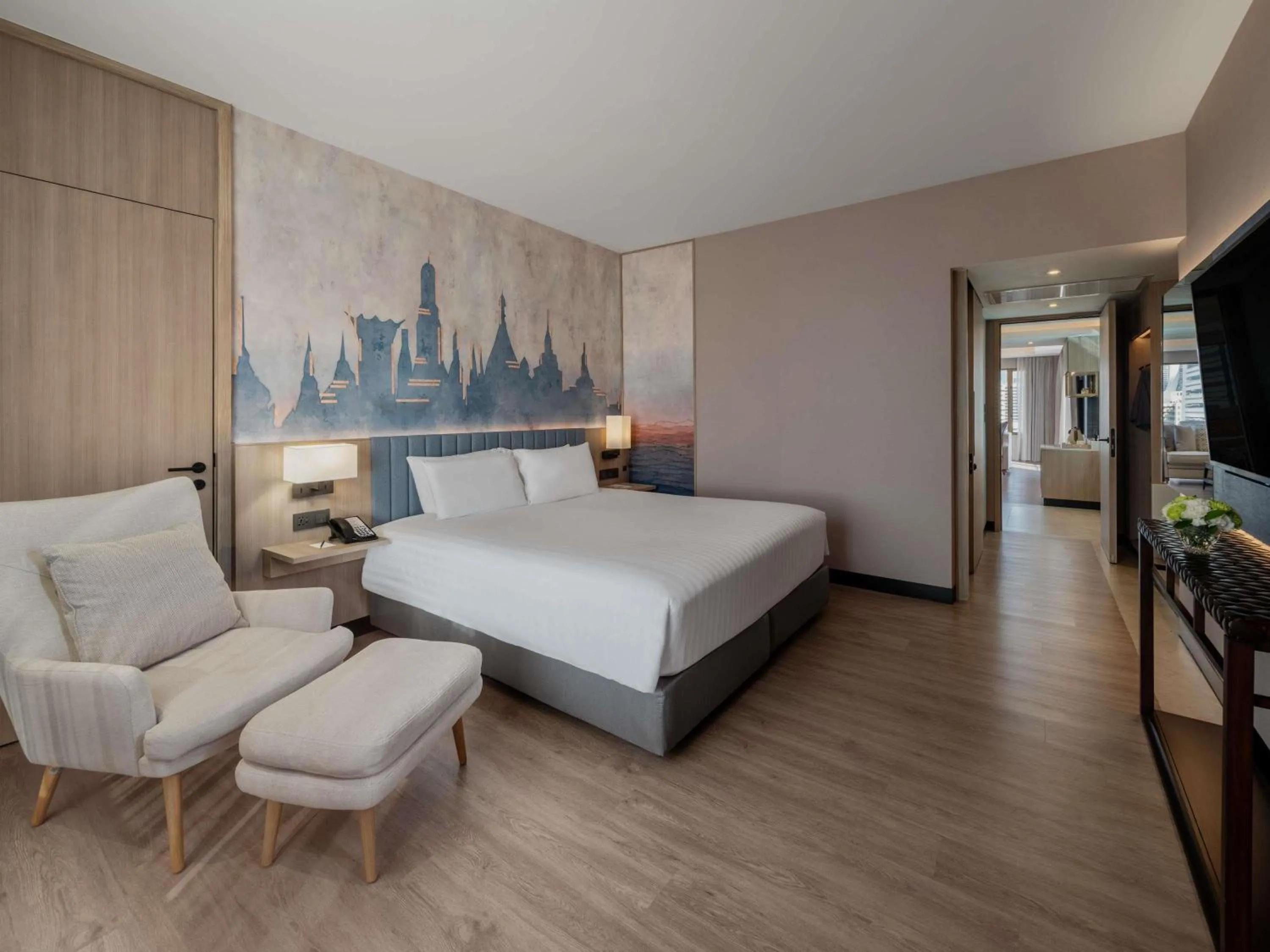 Bedroom, Bed in Novotel Bangkok on Siam Square