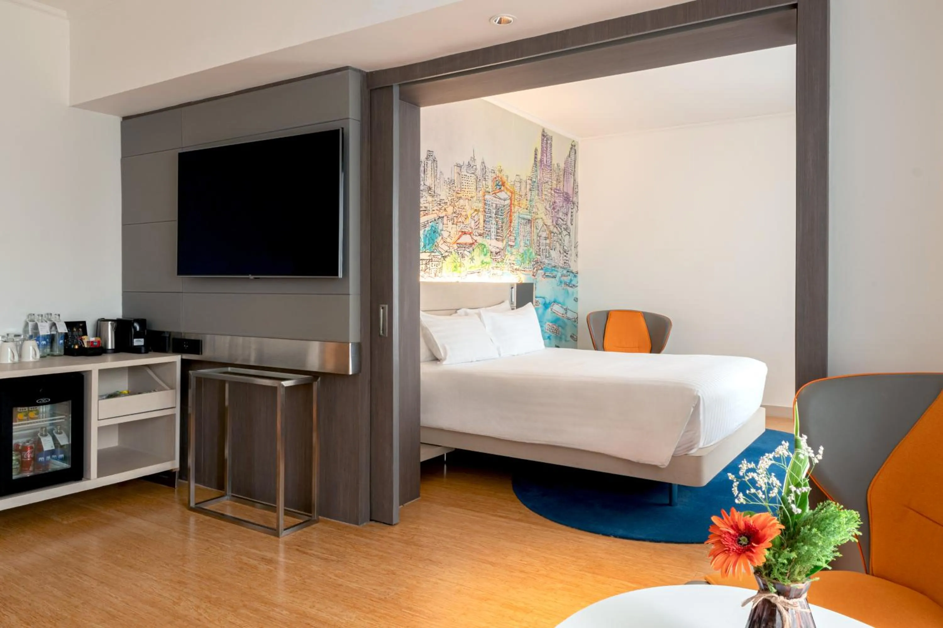 Bedroom, Bed in Novotel Bangkok on Siam Square