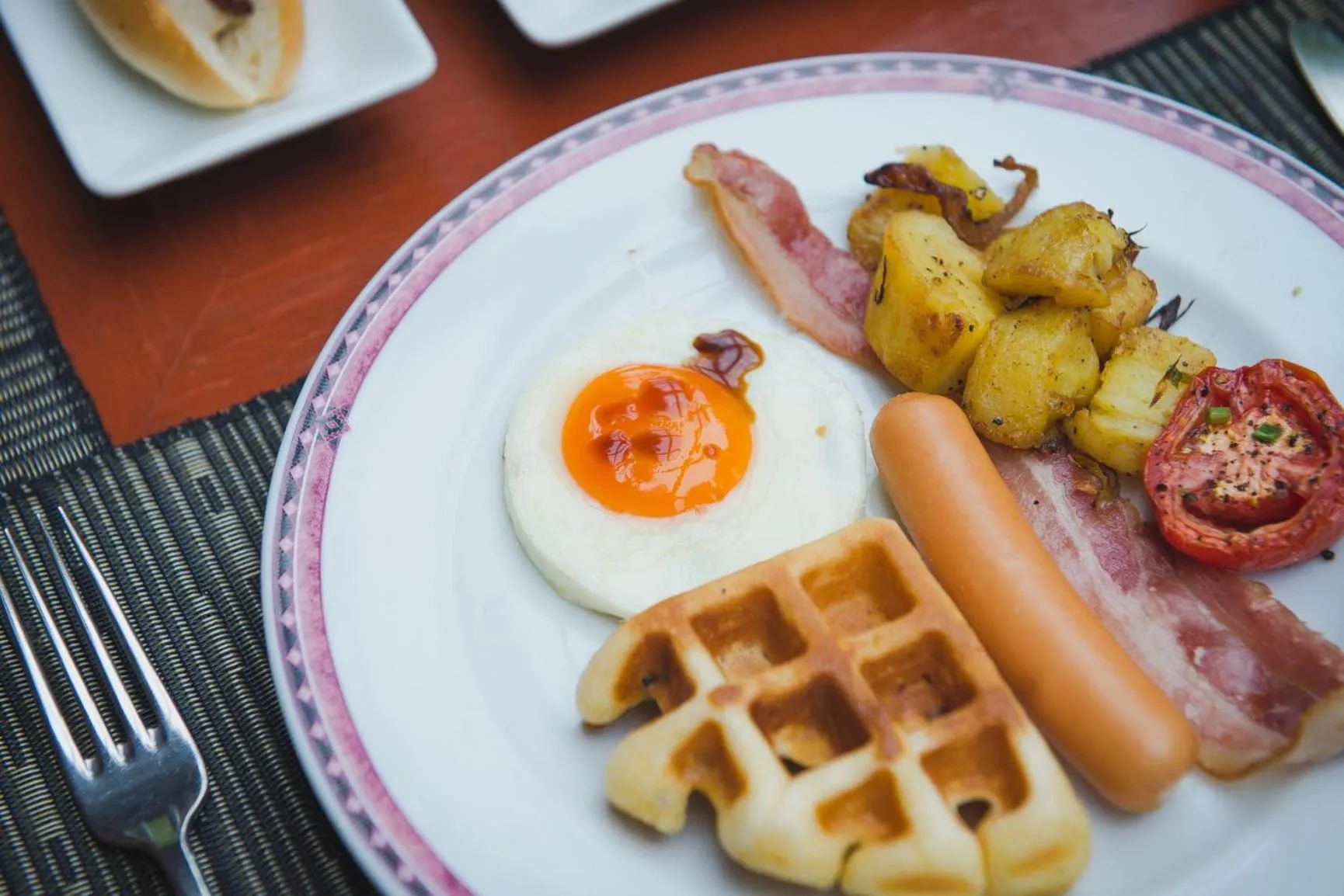 American breakfast in Pullman Khon Kaen Raja Orchid