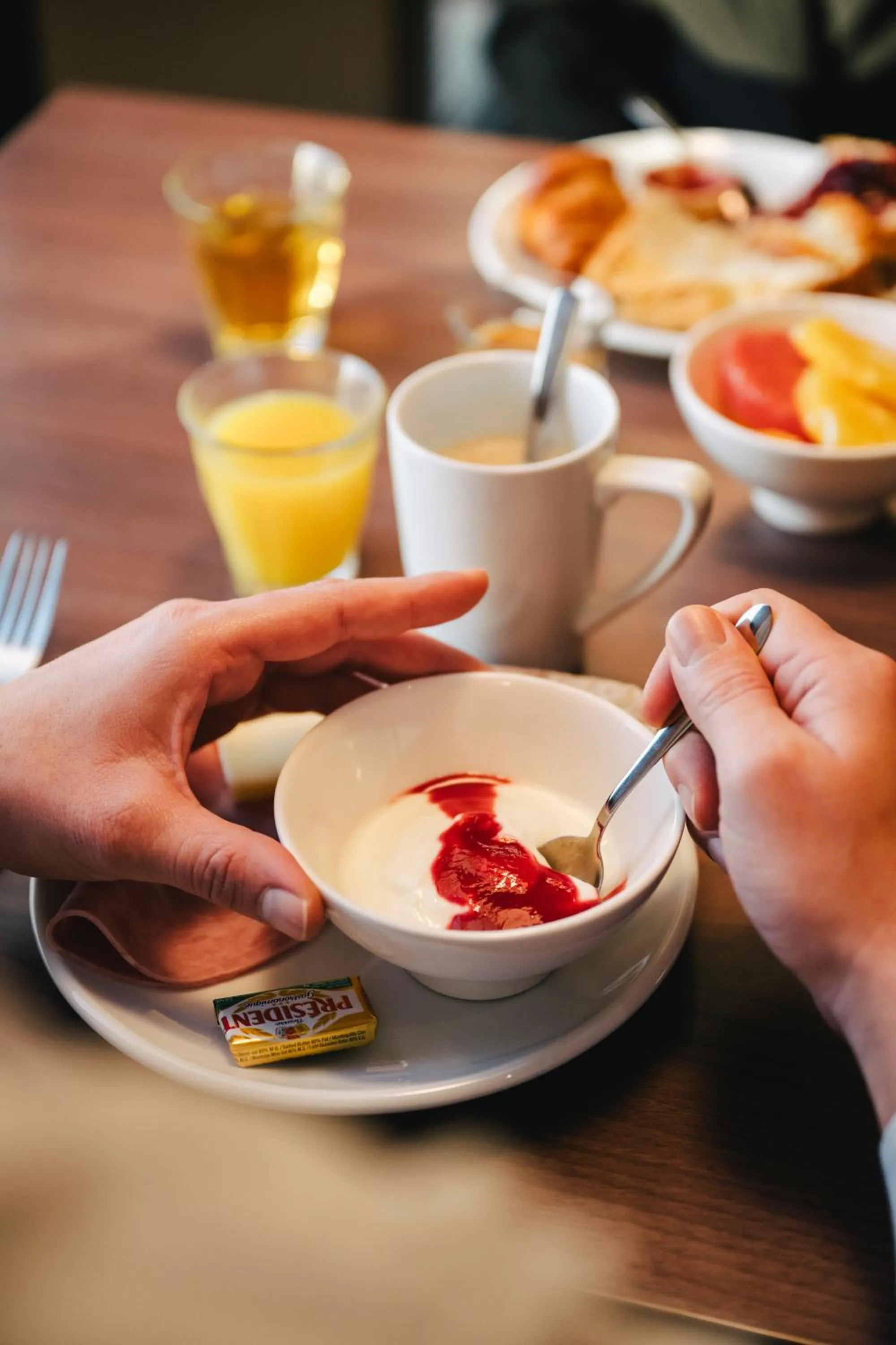 Breakfast in Ibis Rouen Centre Rive Gauche Mermoz