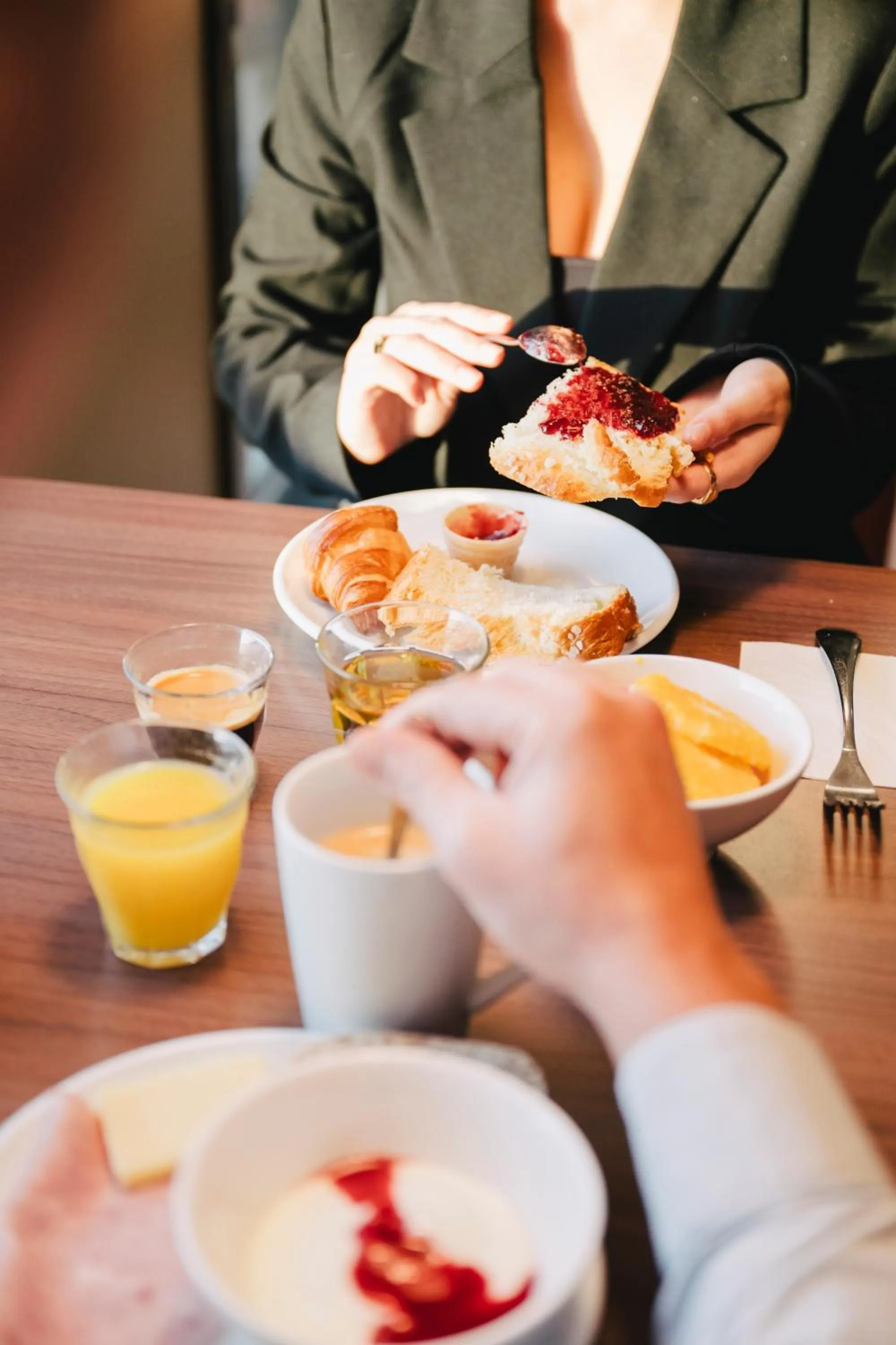 Breakfast in Ibis Rouen Centre Rive Gauche Mermoz