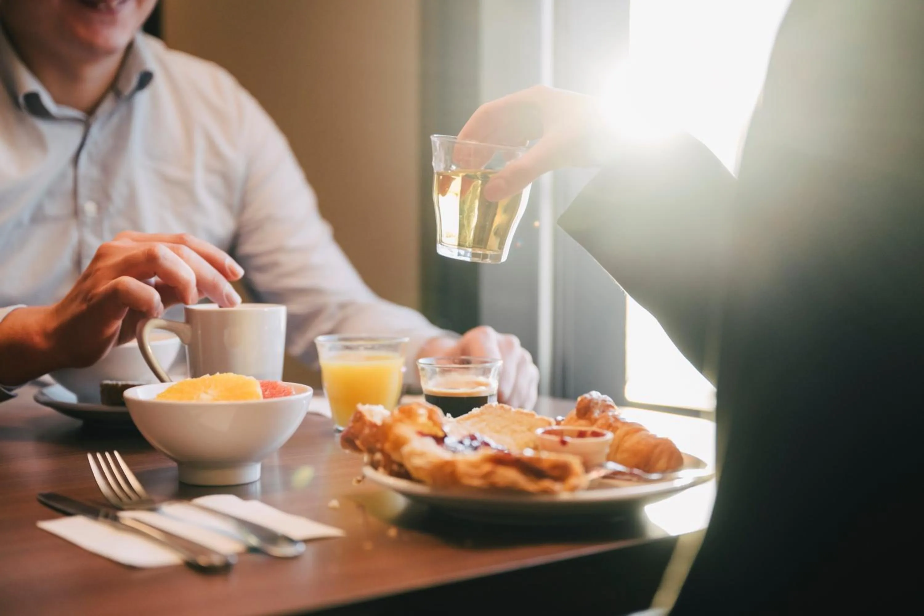 Breakfast in Ibis Rouen Centre Rive Gauche Mermoz