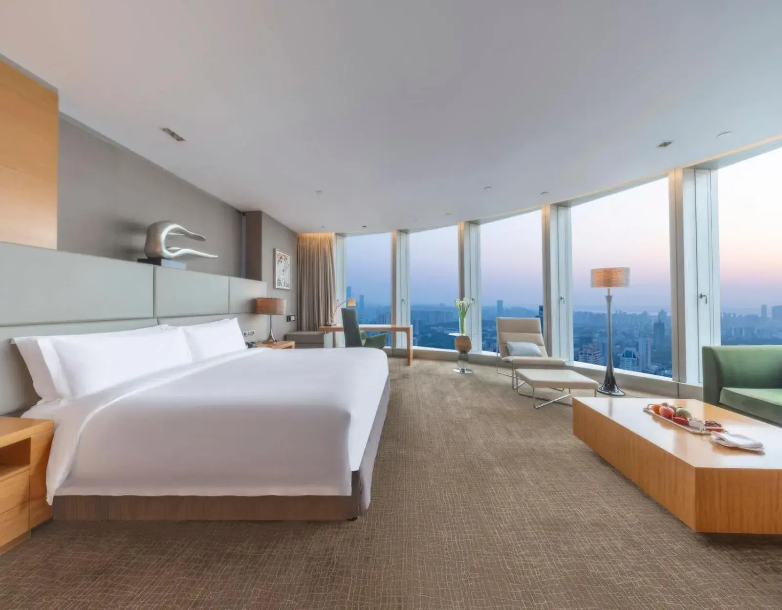 Living room, Bed in InterContinental Nanjing by IHG Living room, Bed in InterContinental Nanjing by IHG