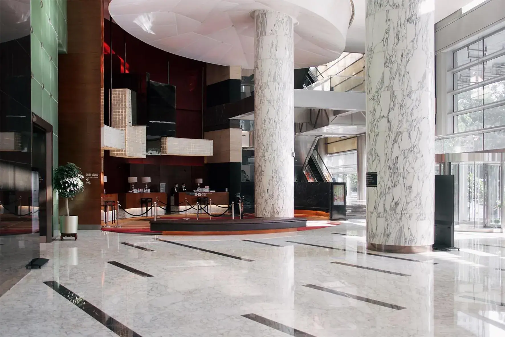 Lobby or reception in InterContinental Nanjing by IHG Lobby or reception in InterContinental Nanjing by IHG