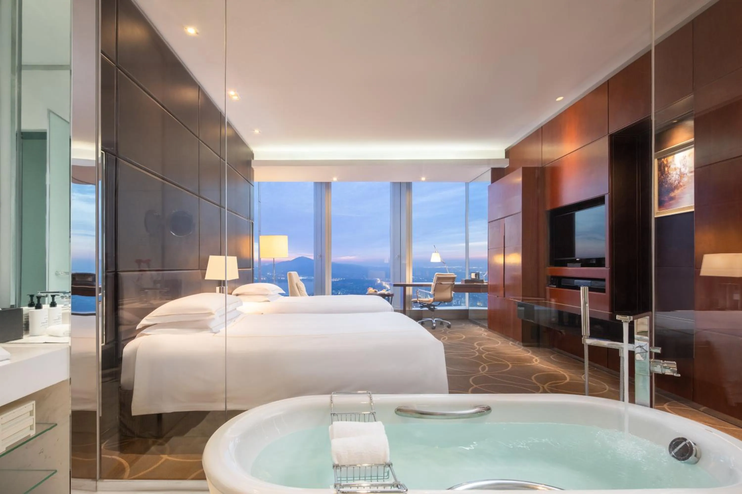 Photo of the whole room, Bed in InterContinental Nanjing by IHG