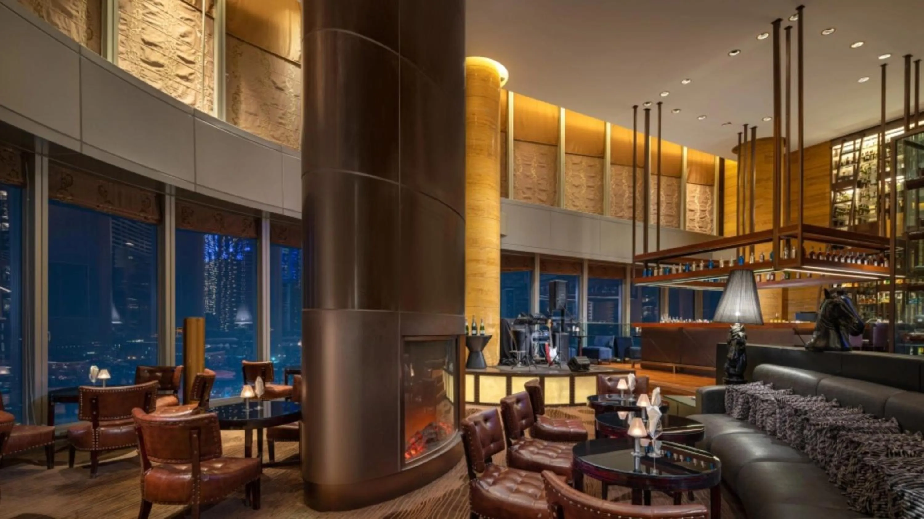 Lounge or bar in InterContinental Nanjing by IHG