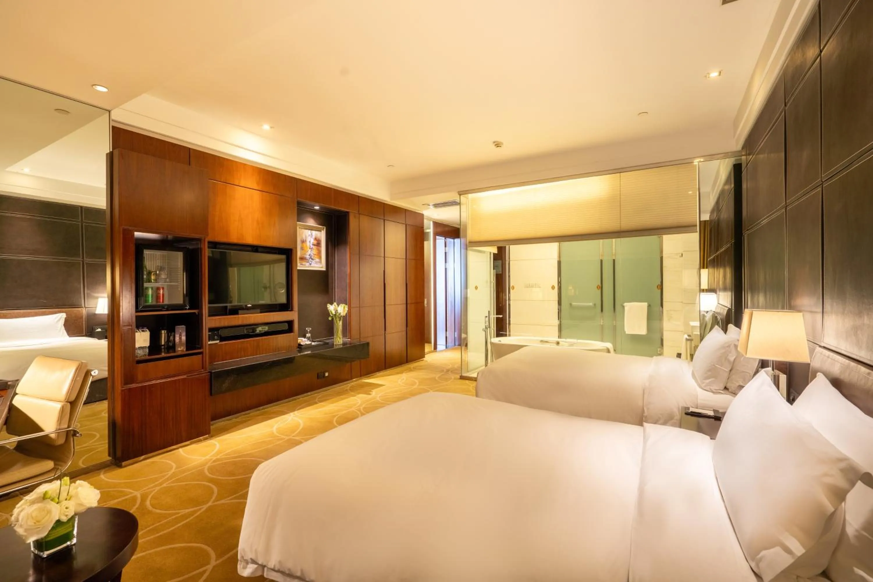 furniture, Bed in InterContinental Nanjing by IHG
