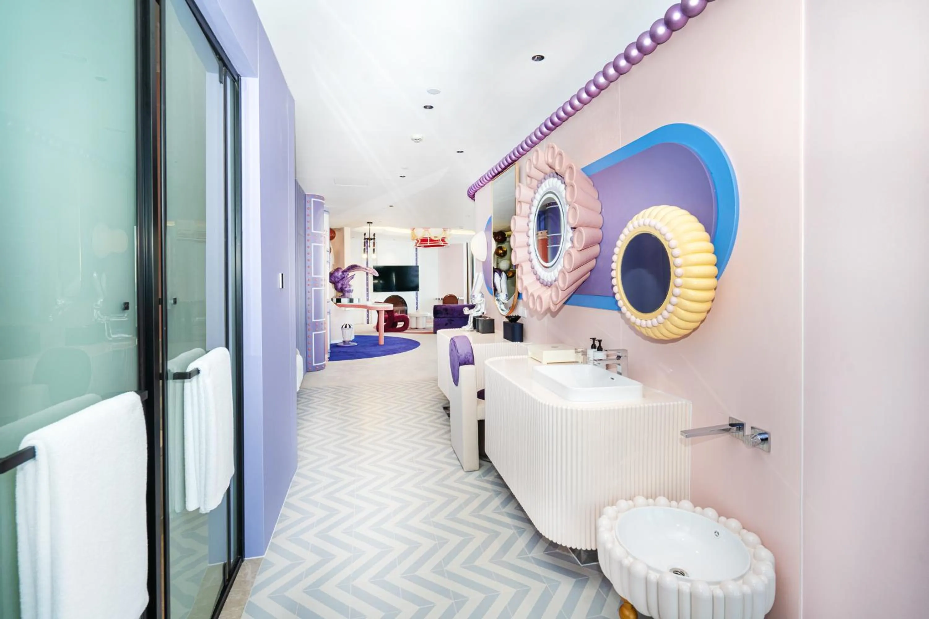 Bathroom in InterContinental Nanjing by IHG