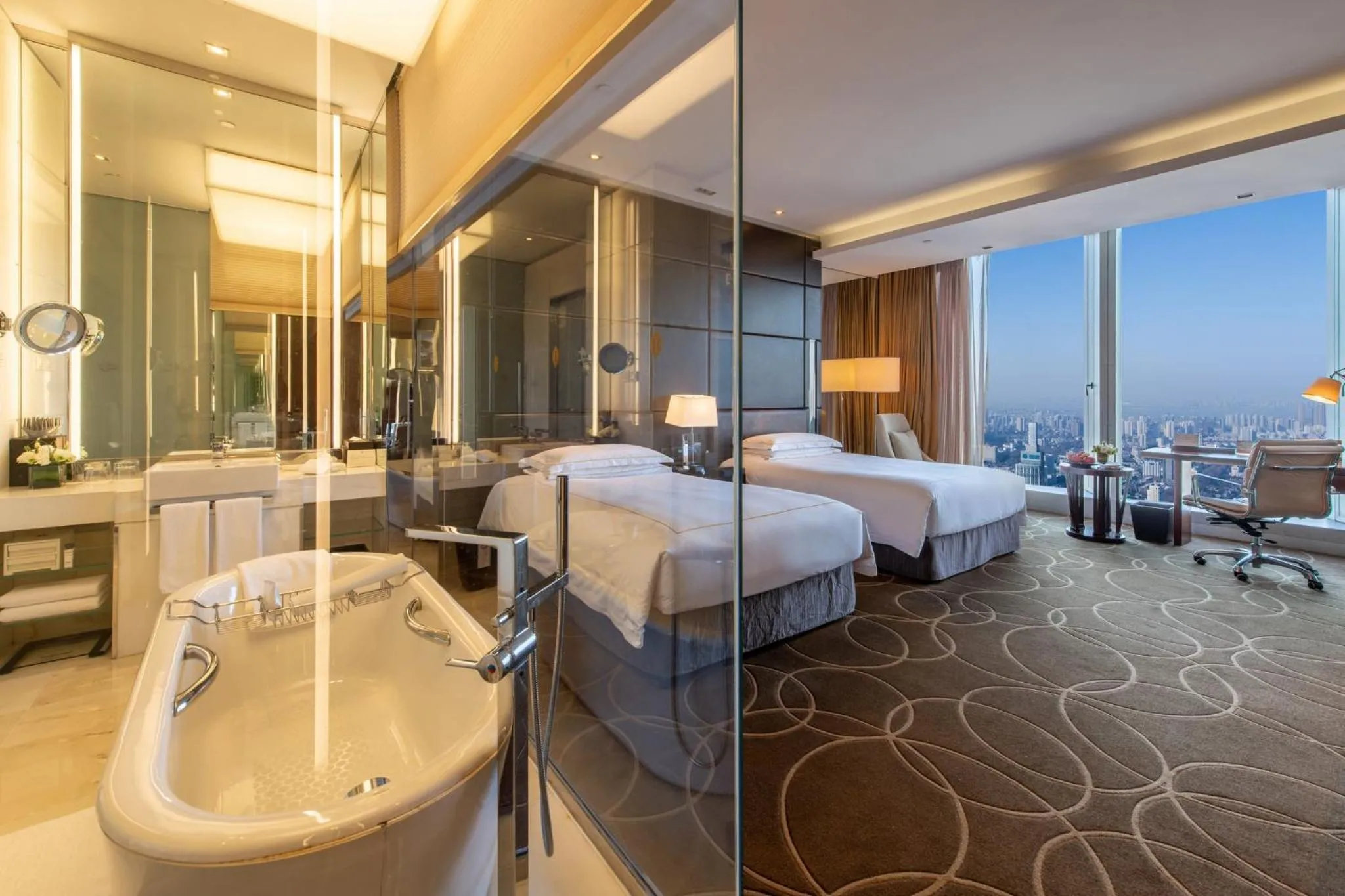 Photo of the whole room, Bed in InterContinental Nanjing by IHG