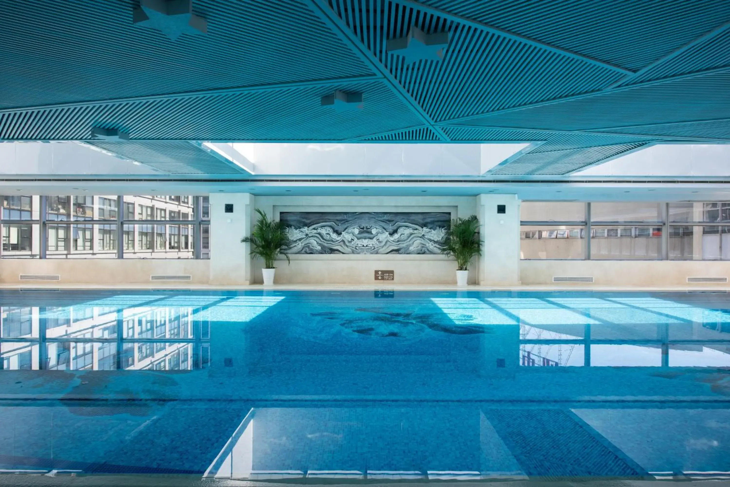 Swimming pool in Holiday Inn Beijing Focus Square by IHG Swimming pool in Holiday Inn Beijing Focus Square by IHG