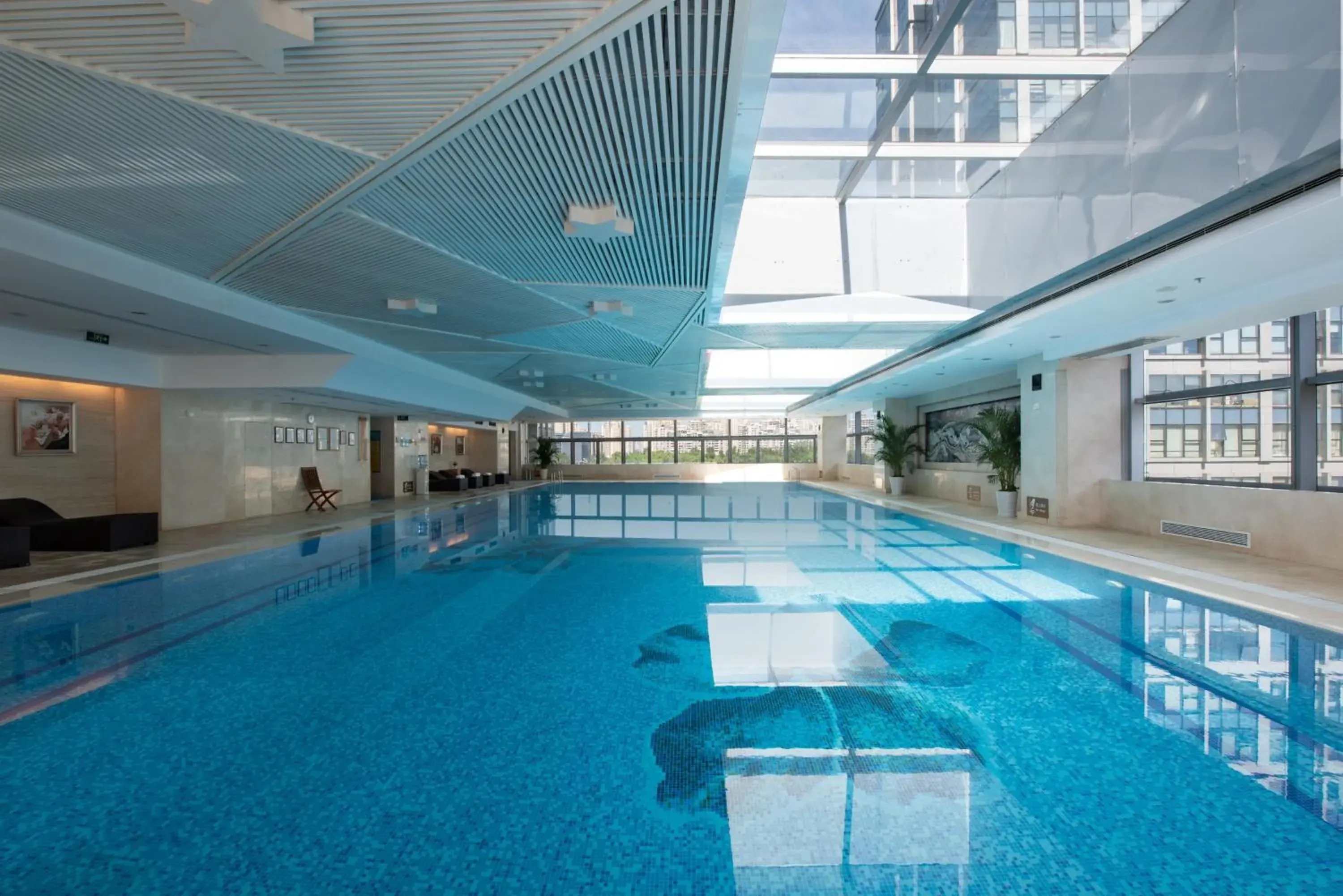Swimming pool in Holiday Inn Beijing Focus Square by IHG Swimming pool in Holiday Inn Beijing Focus Square by IHG