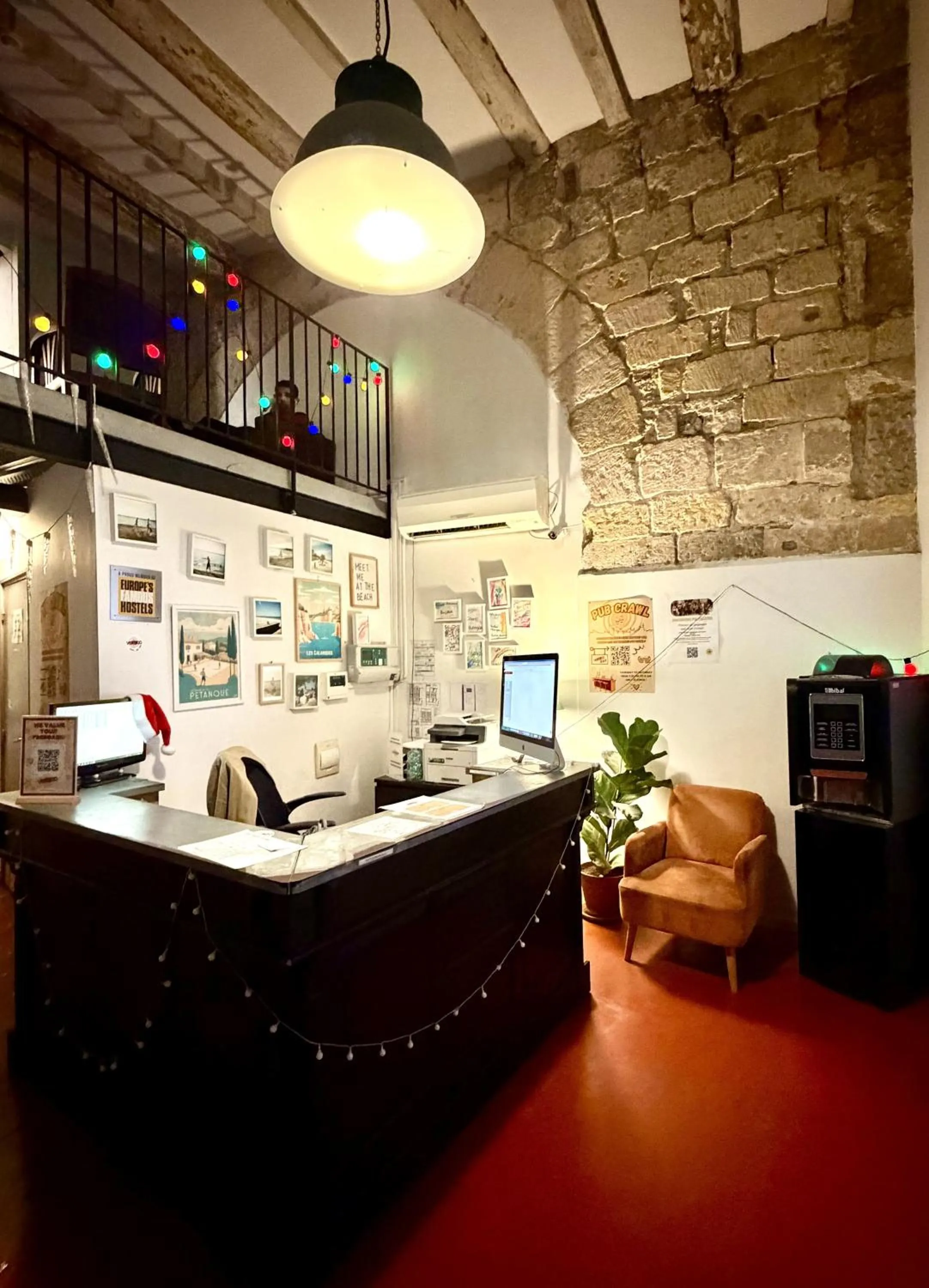 Living room in Hostel Vertigo Vieux-Port
