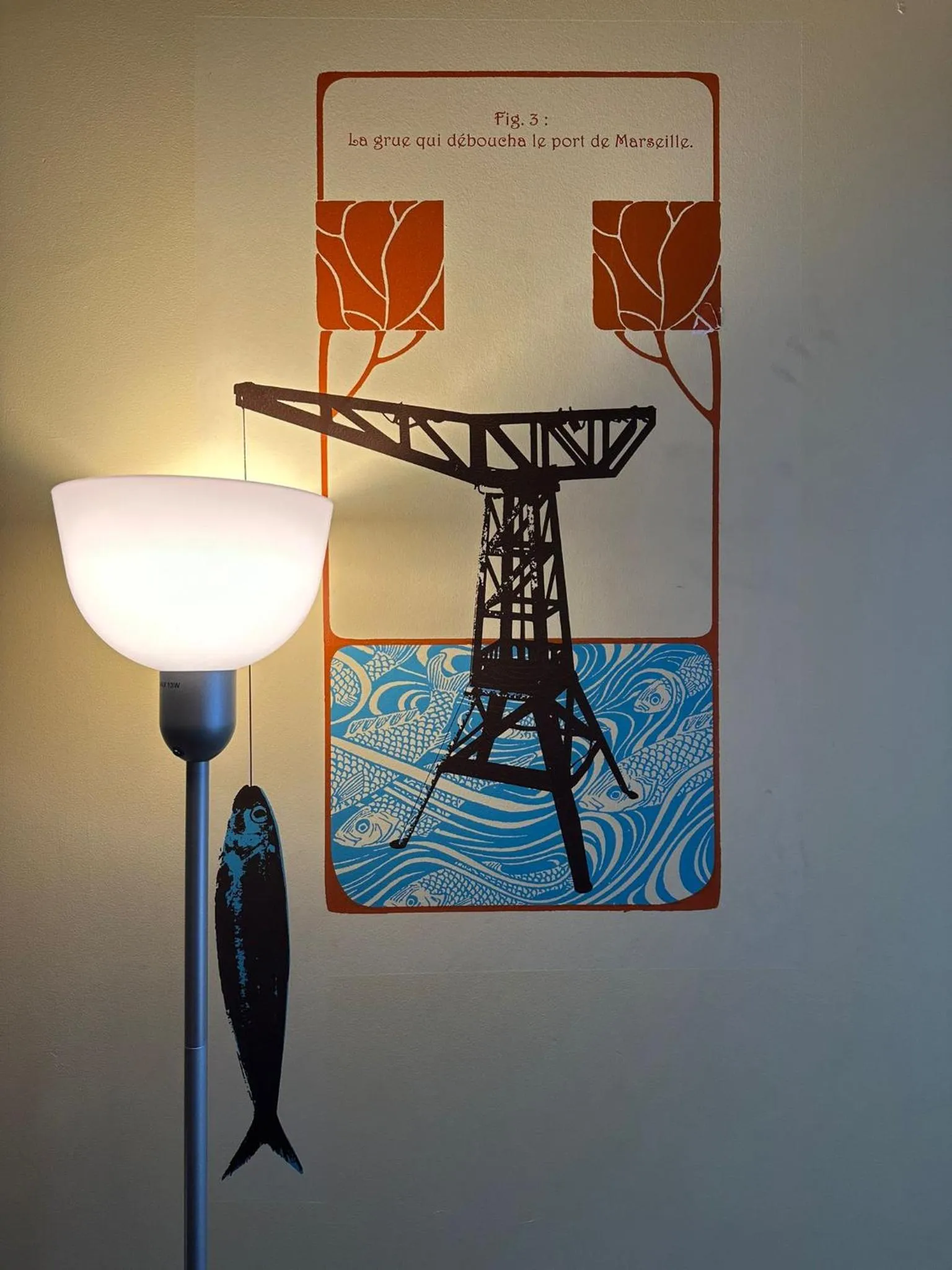 Decorative detail in Hostel Vertigo Vieux-Port