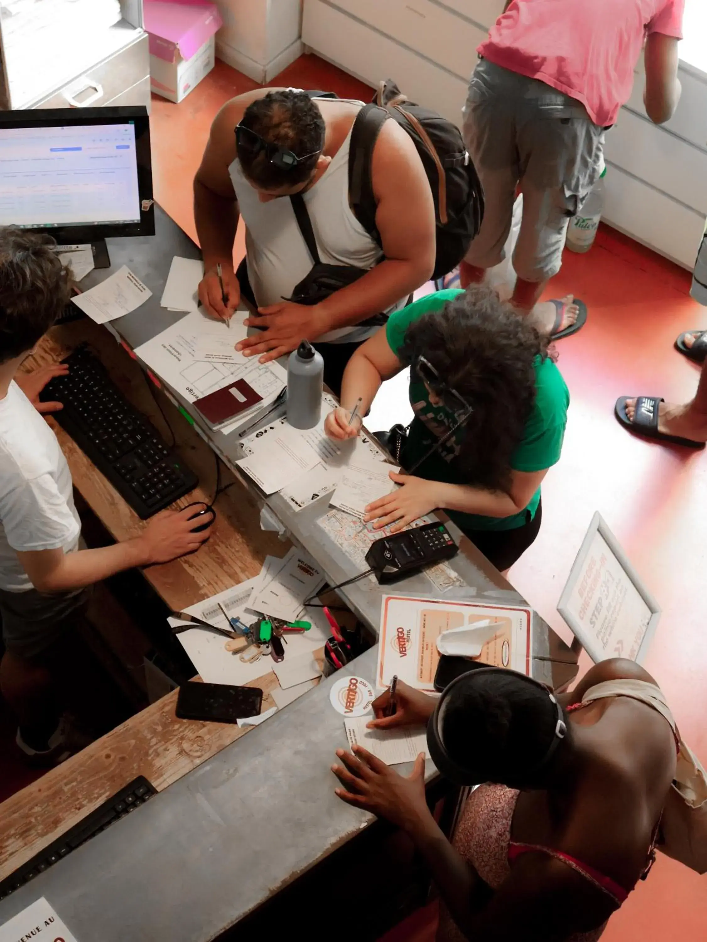 Lobby or reception in Hostel Vertigo Vieux-Port Lobby or reception in Hostel Vertigo Vieux-Port