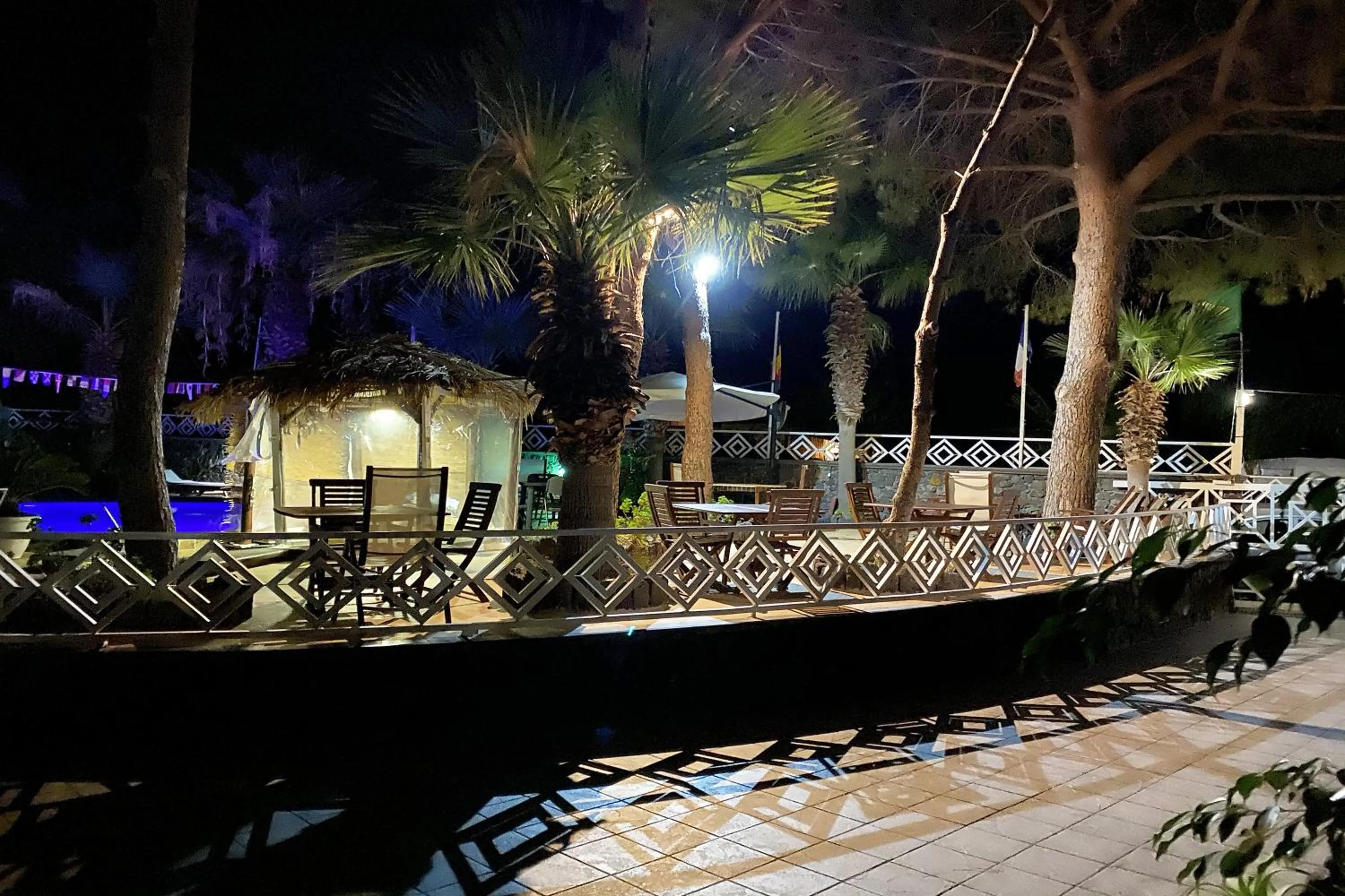 Patio in Hotel Al Togo Fitness & Relax