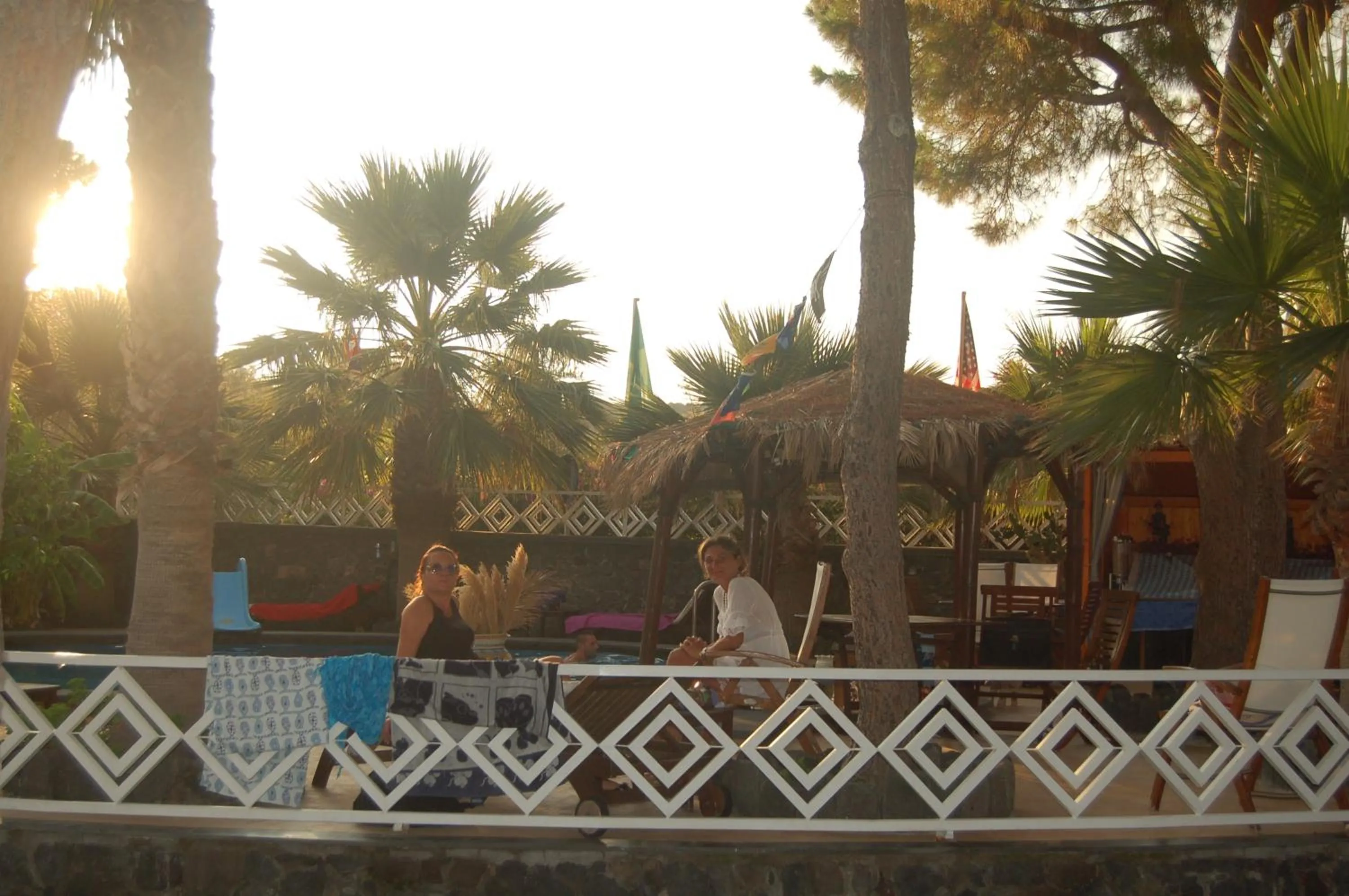Patio in Hotel Al Togo Fitness & Relax