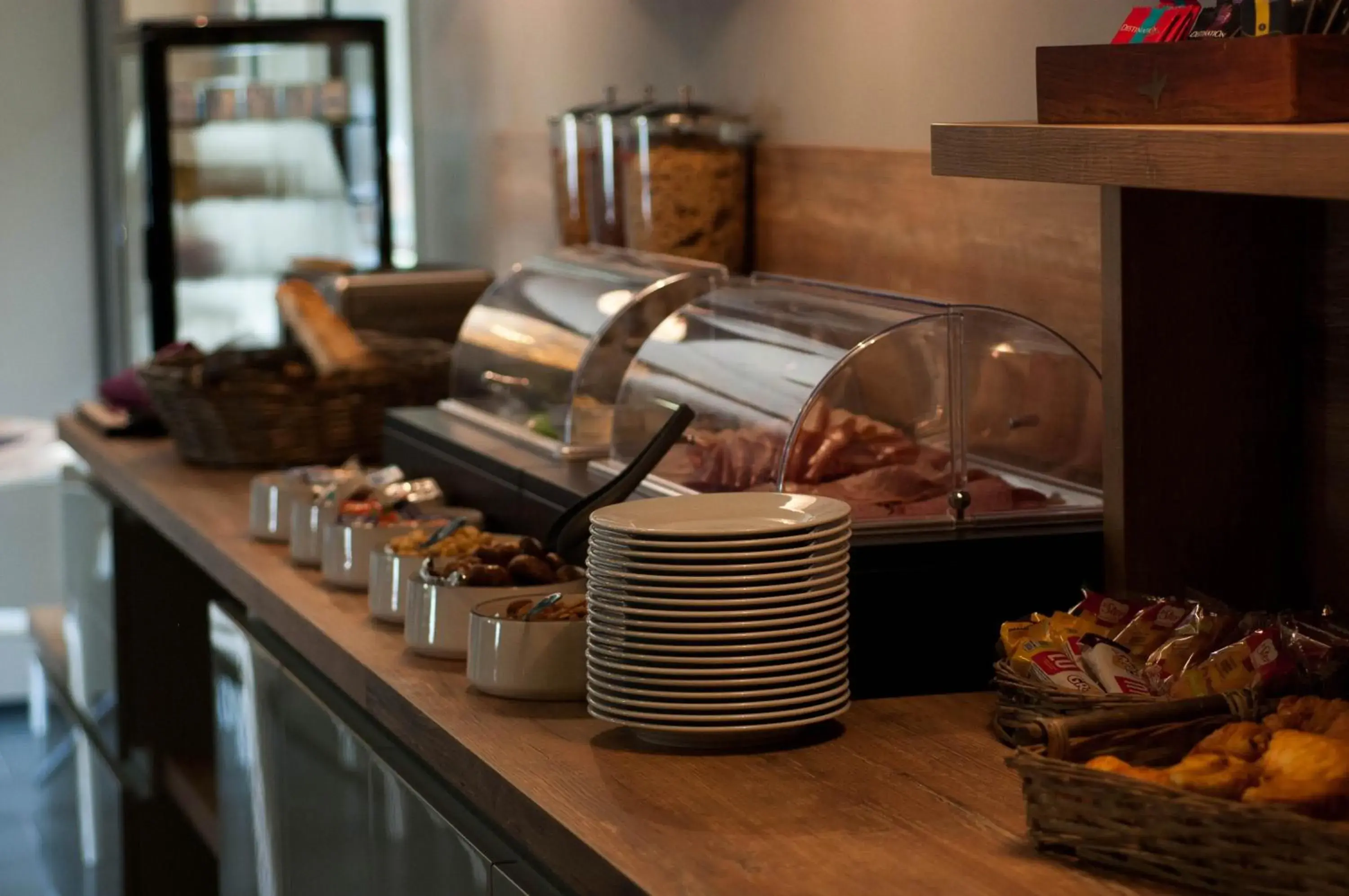 Buffet breakfast in Lagrange Aparthotel Montpellier Millénaire Buffet breakfast in Lagrange Aparthotel Montpellier Millénaire