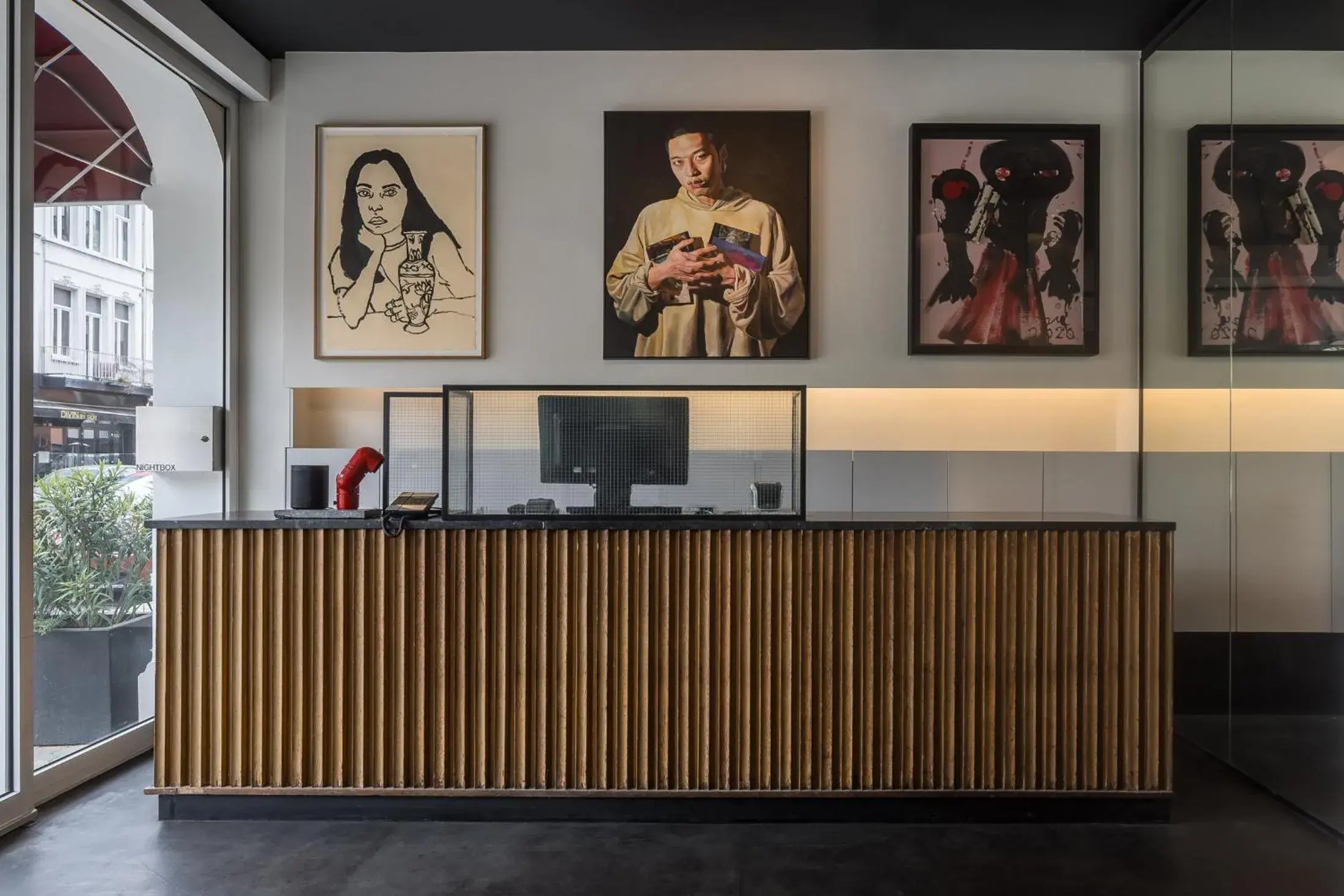 Lobby or reception in Hotel Pilar Lobby or reception in Hotel Pilar