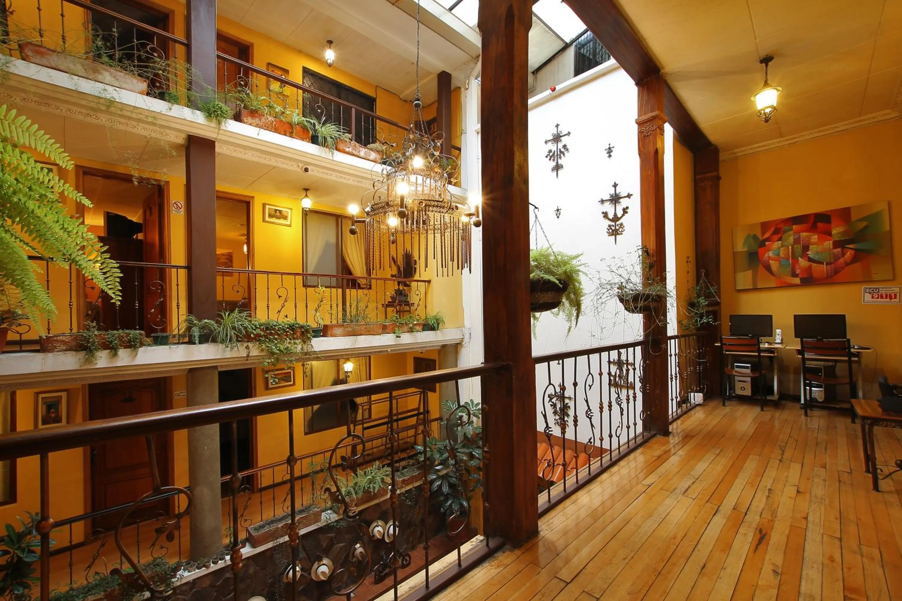 Lobby or reception in Mía Leticia B&B