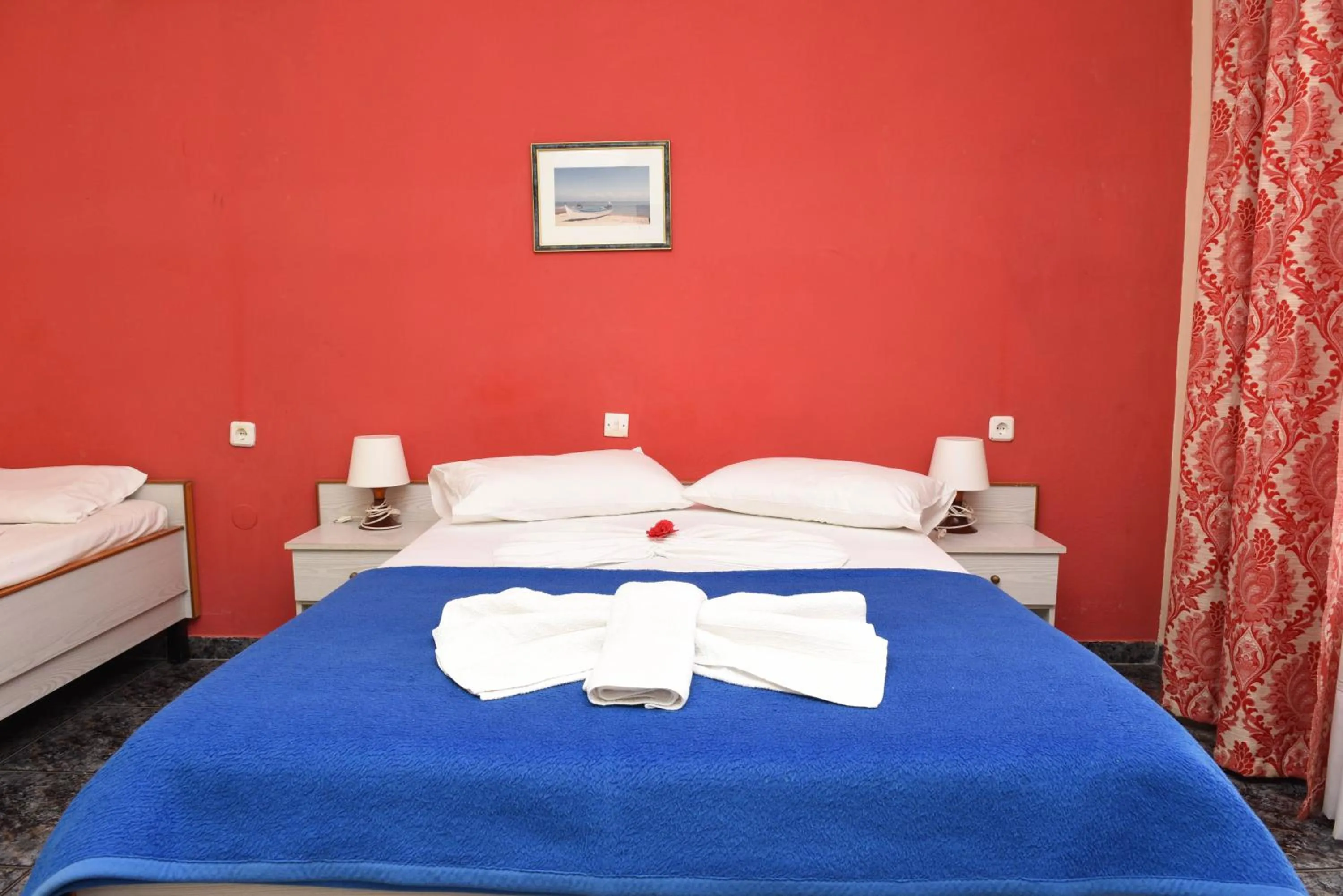 Bed in Hotel Dias Apartment