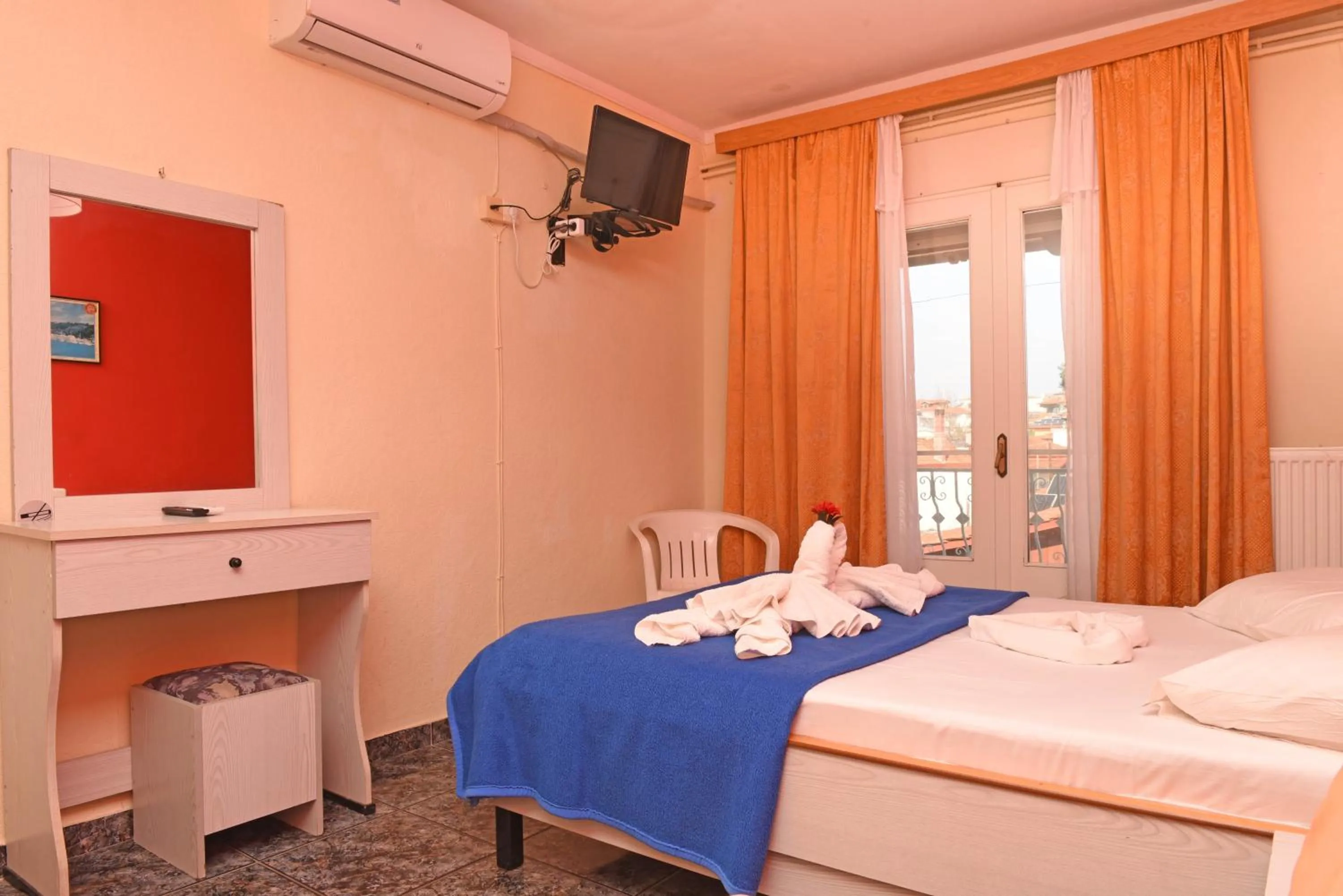 Bed in Hotel Dias Apartment