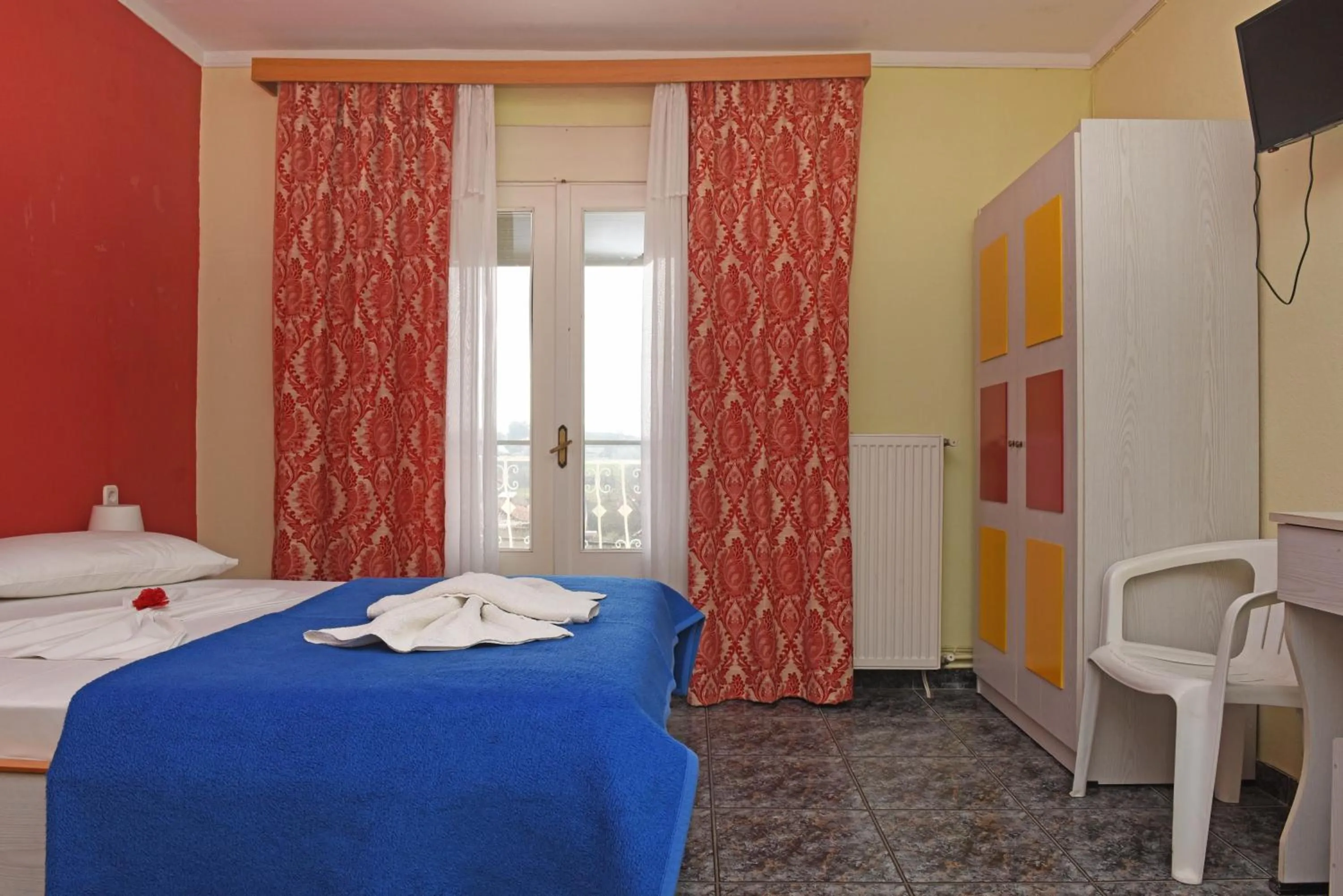 Bed in Hotel Dias Apartment