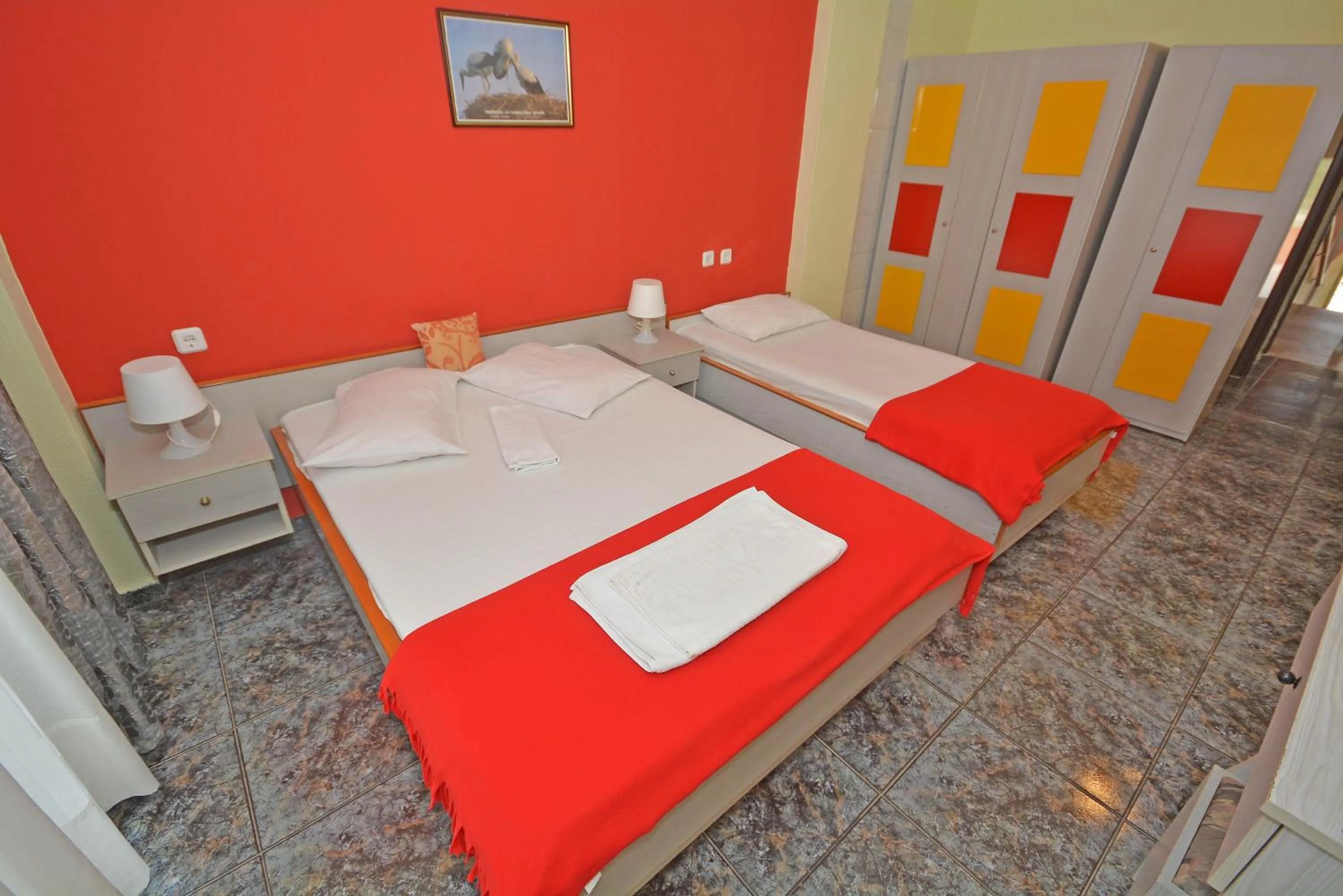 Bed in Hotel Dias Apartment