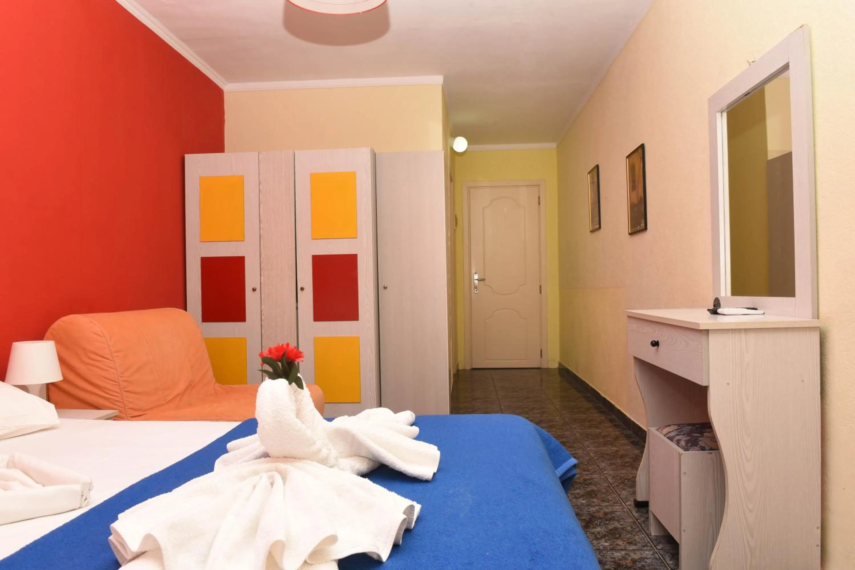 Bed in Hotel Dias Apartment