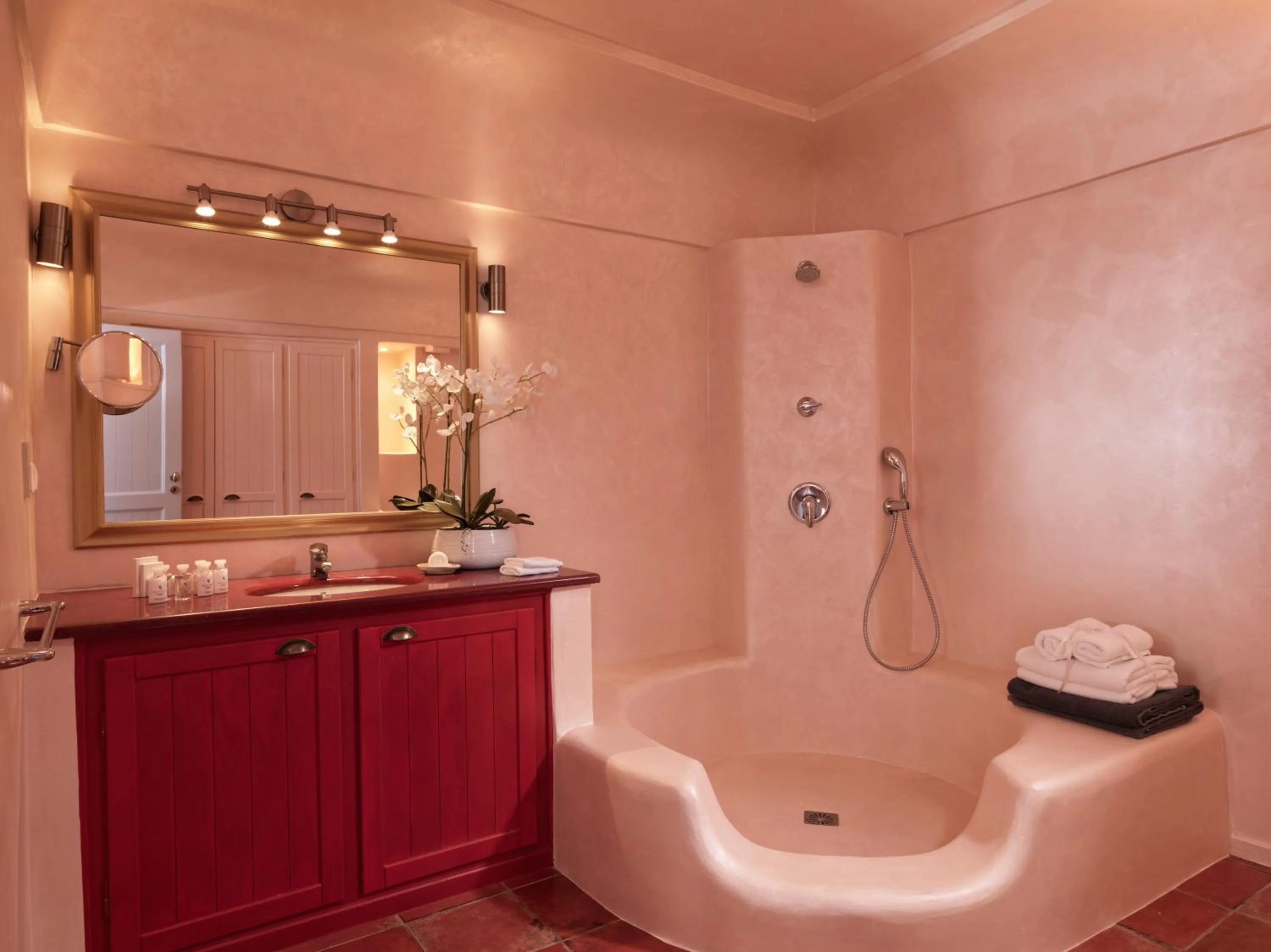 Bathroom in Astra Suites